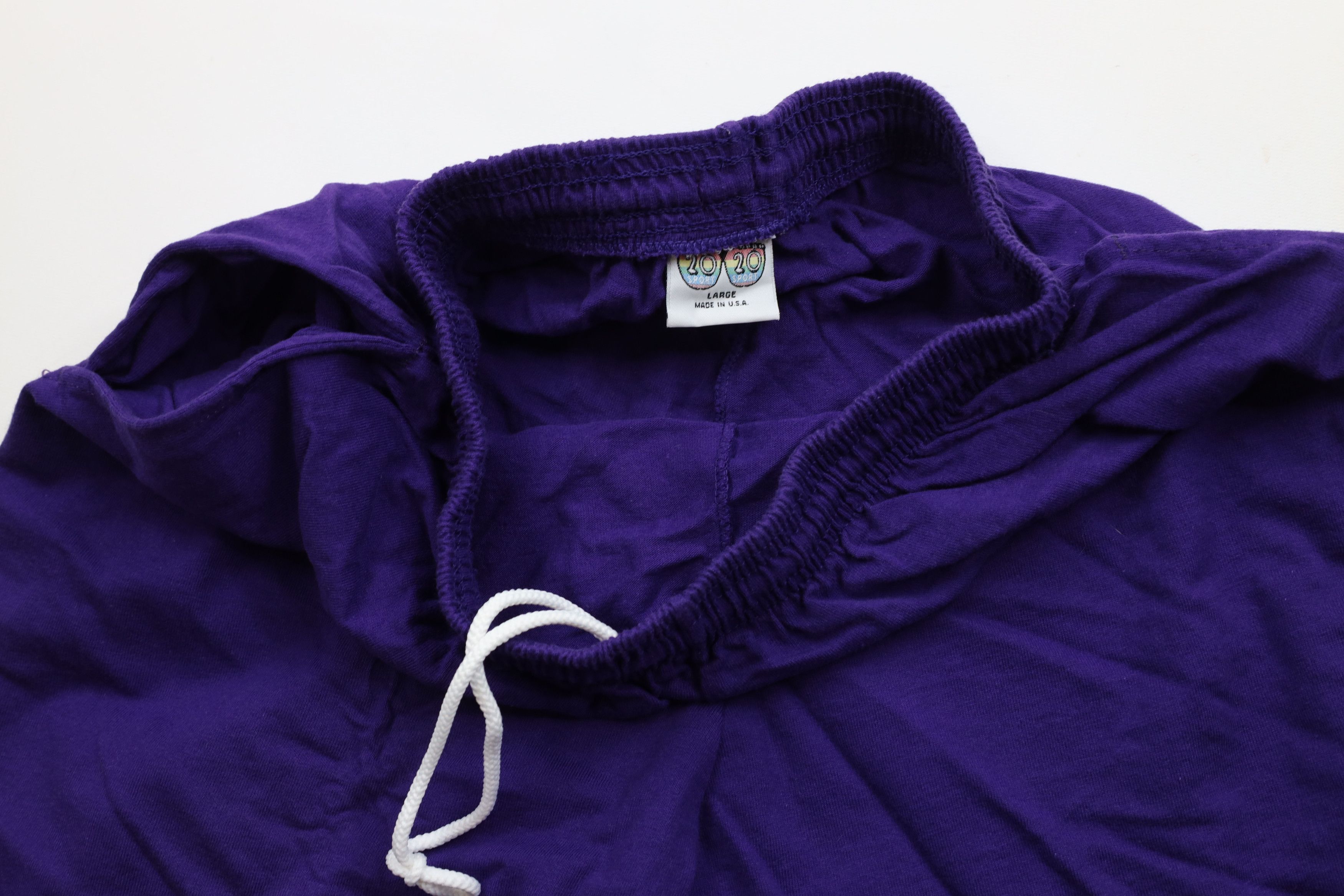 Vintage Vintage 90s Streetwear Above Knee Shorts Purple Cotton USA Size US 34 / EU 50 - 6 Thumbnail