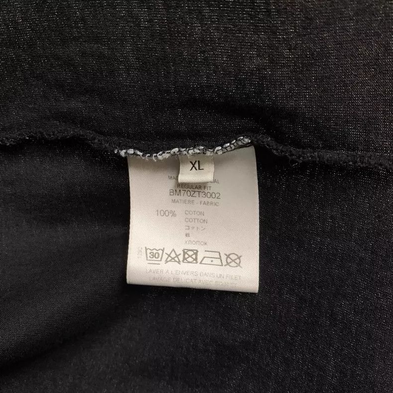 Givenchy Givenchy Black Short-Sleeve T-Shirt with Unique Red Seal D Size US XL / EU 56 / 4 - 4 Thumbnail