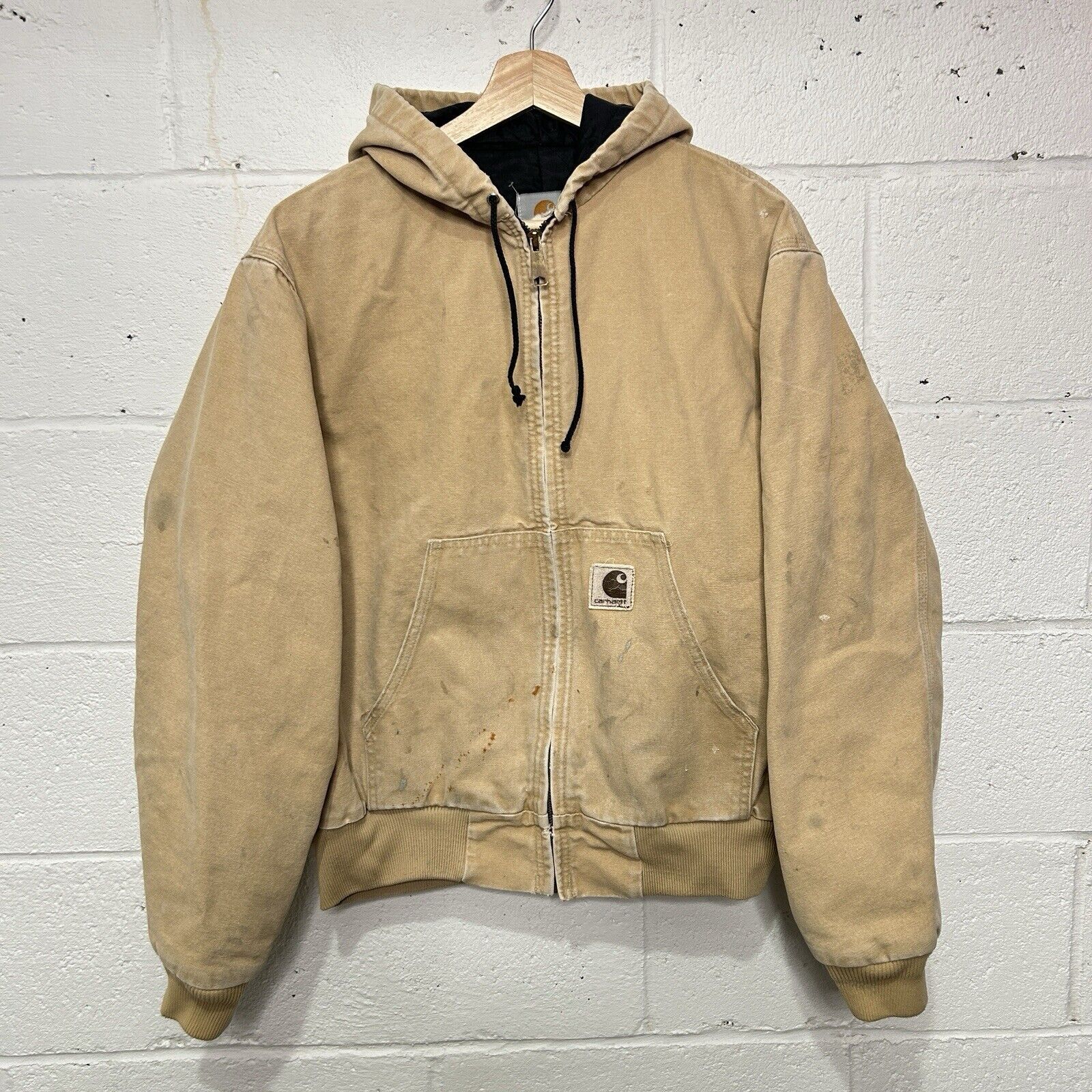 Carhartt Vintage Carhartt Quilted Hooded Active Jacket “Wheat 