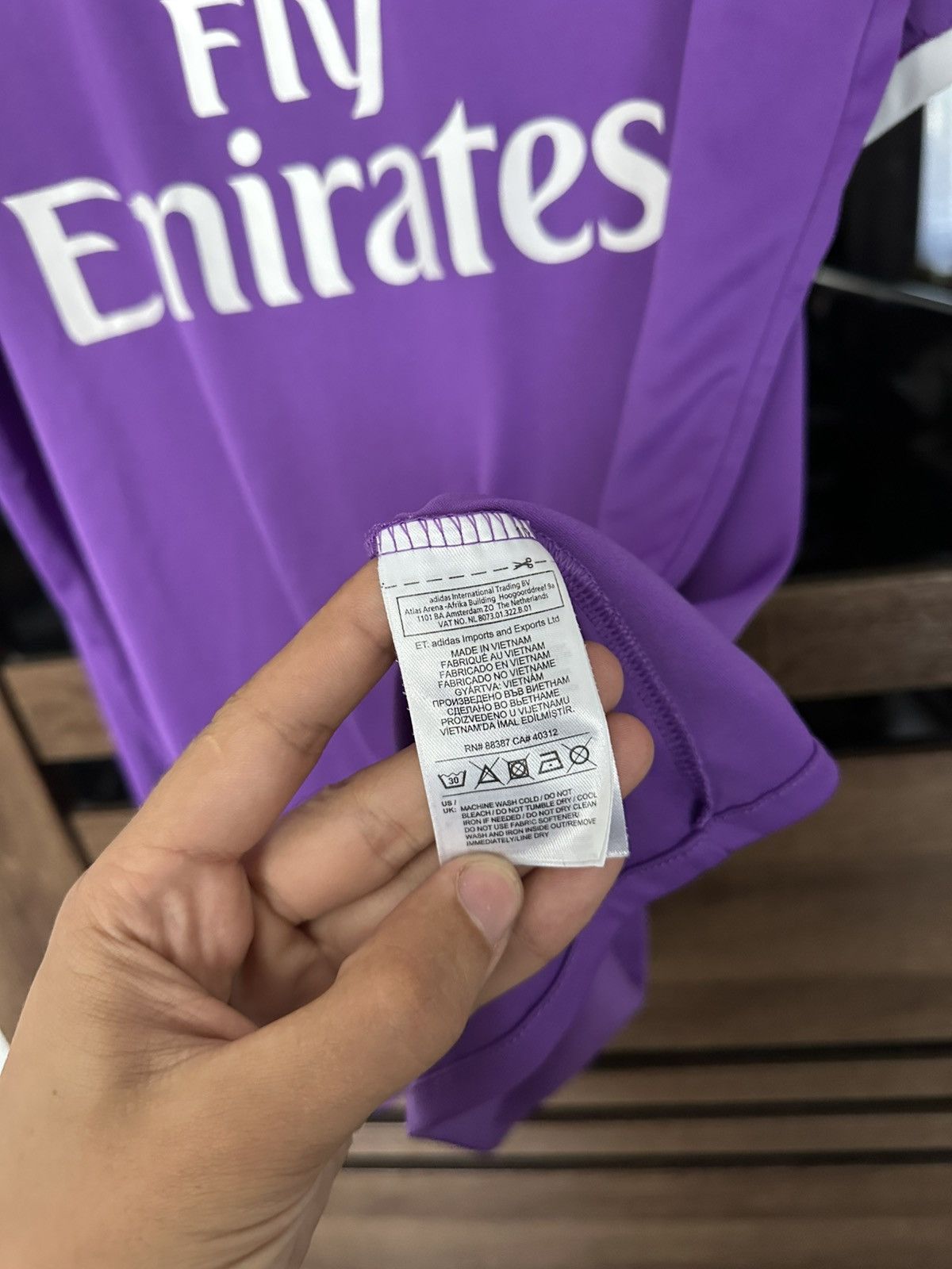 Adidas 2016/2017 Adidas Real Madrid Soccer Jersey T-Shirt Size US L / EU 52-54 / 3 - 12 Thumbnail