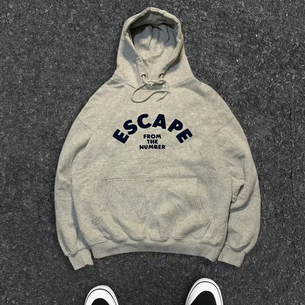 Japanese Brand × Vintage Men's street fashion washed printed hoodie y2k Size US L / EU 52-54 / 3 - 1 Thumbnail
