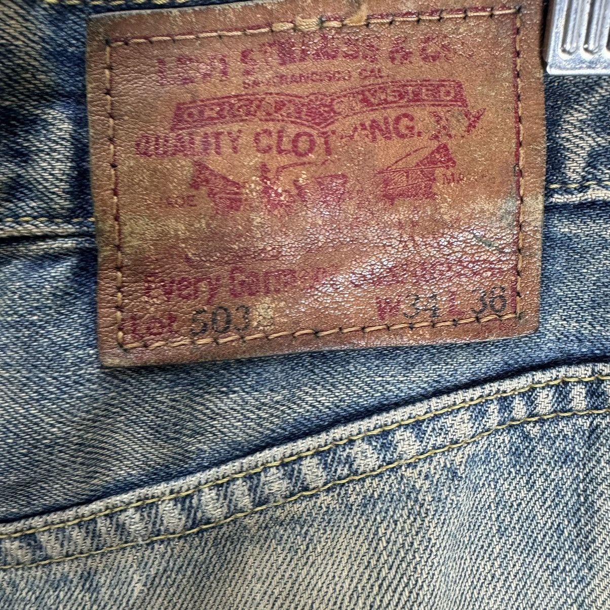 Levi's ☀️LEVI’S 503 BIG E J22 PATCHWORK DENIM JEANS PANTS Size US 32 / EU 48 - 12 Thumbnail