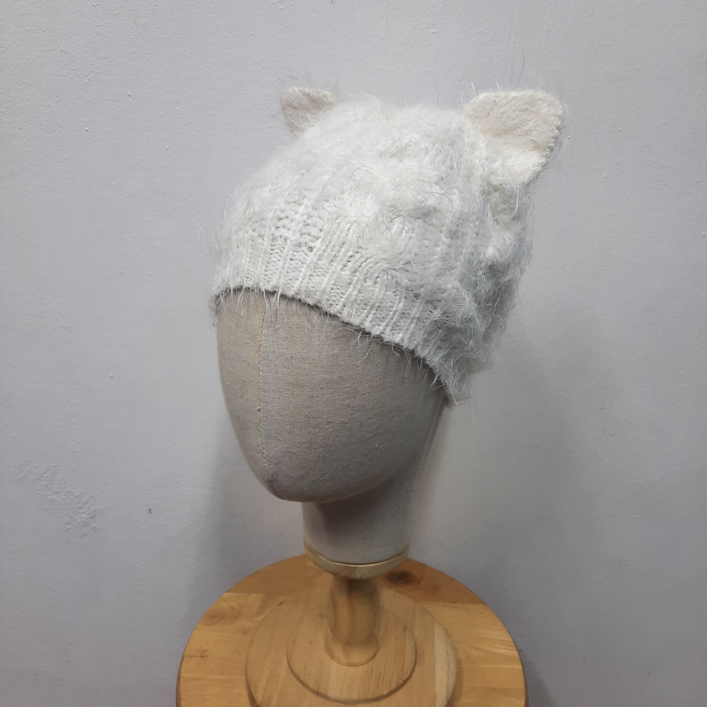 Japanese Brand 💥 Japanese harajuku style davil horn fur beanie hat Size ONE SIZE - 2 Thumbnail