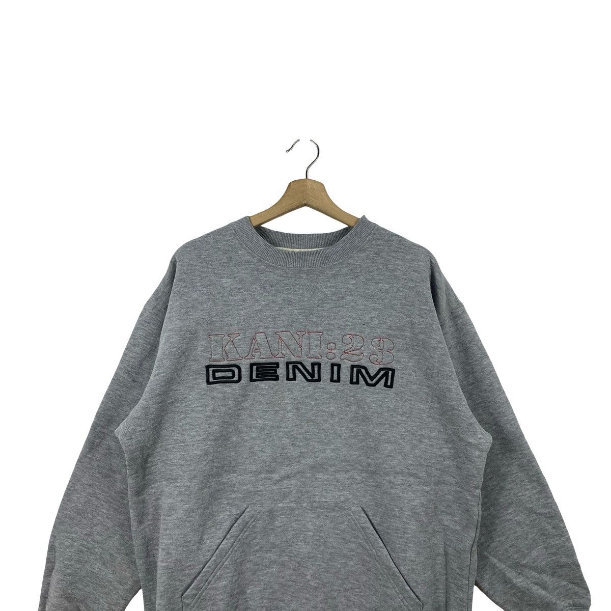 Vintage Vintage KANI SPORTS KANI:23 Denim Embroidered Sweatshirt Size US L / EU 52-54 / 3 - 2 Thumbnail