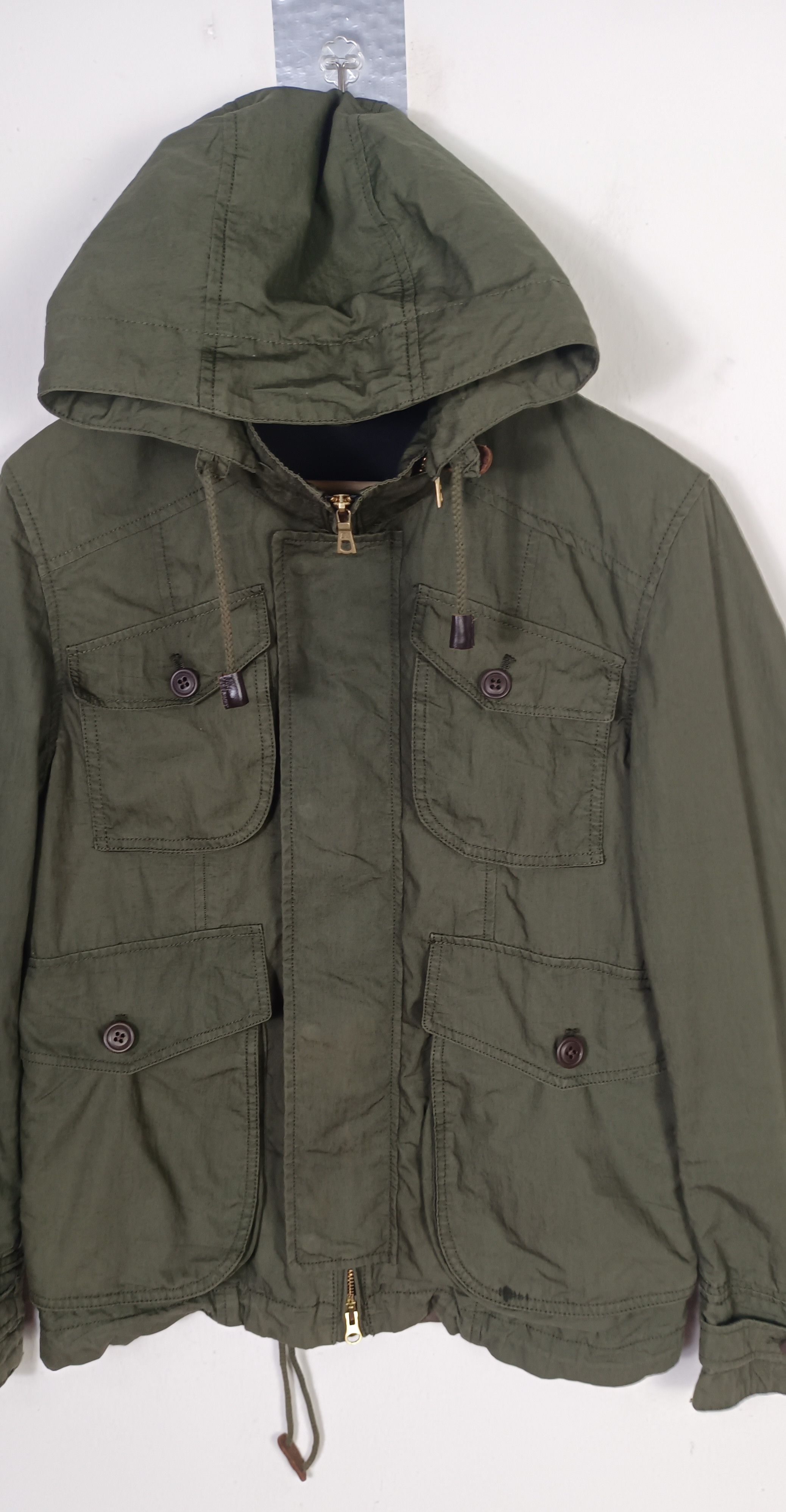 SHIPS Ships Japan Multipocket Tactical Cargo Hoodie Jacket Size US M / EU 48-50 / 2 - 4 Thumbnail
