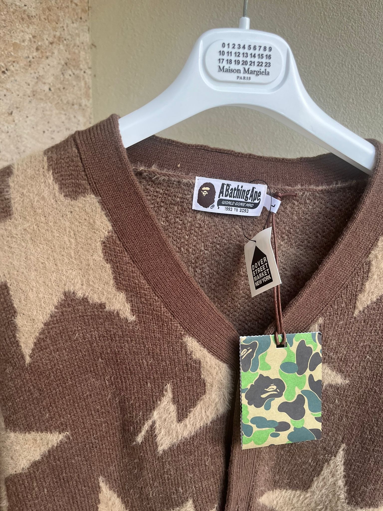Bape Star Pattern Relaxed Cardigan Size US L / EU 52-54 / 3 - 7 Thumbnail