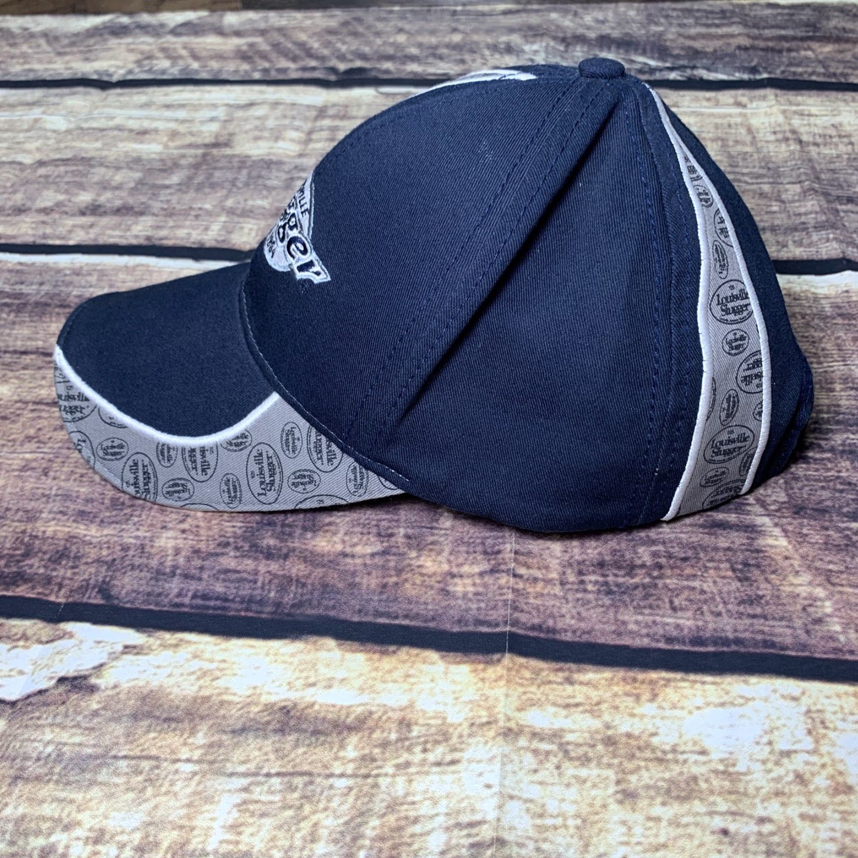 Vintage Louisville Slugger Hat Cap Embroidered Black Strapback Adjustable MPC Baseball Cap Unisex Adults Size ONE SIZE - 4 Thumbnail
