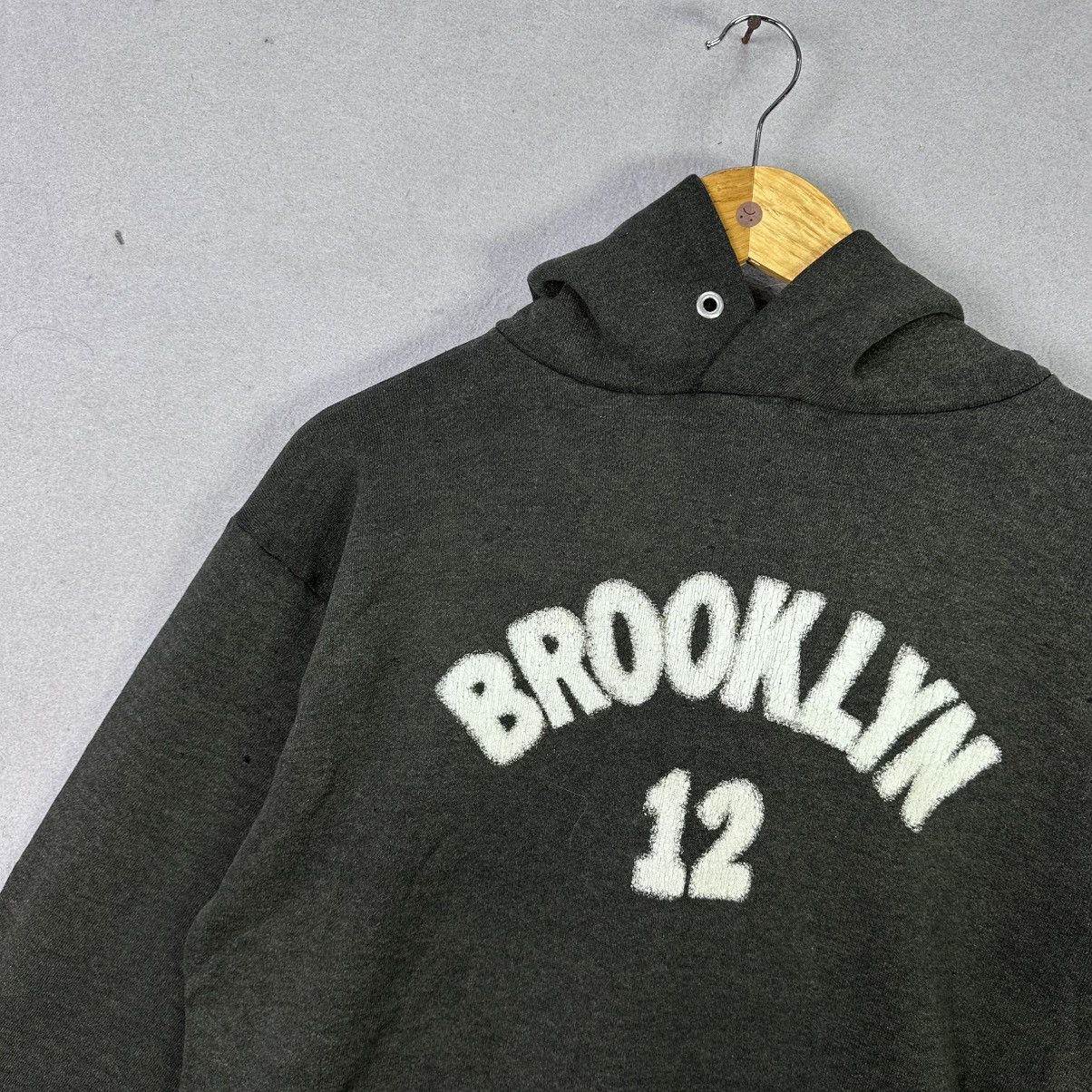 Vintage Vintage Brooklyn 12 Hoodie Jerzees Made in USA Size US M / EU 48-50 / 2 - 2 Thumbnail