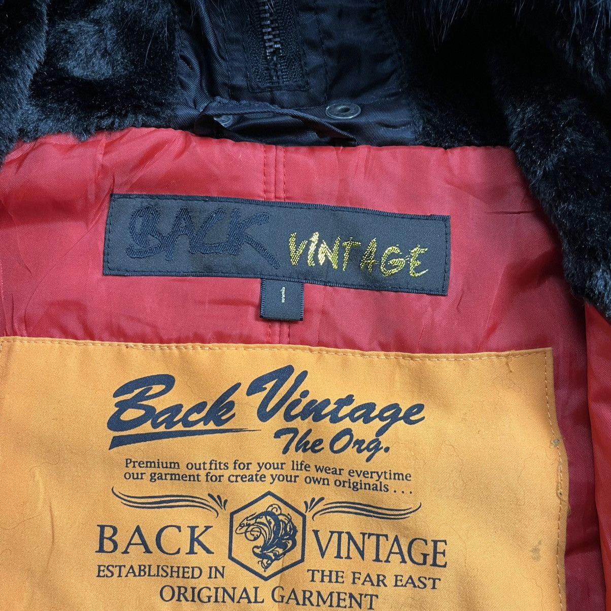 14th Addiction Back vintage bondage side lace fur bomber jacket vkei style Size US S / EU 44-46 / 1 - 10 Thumbnail