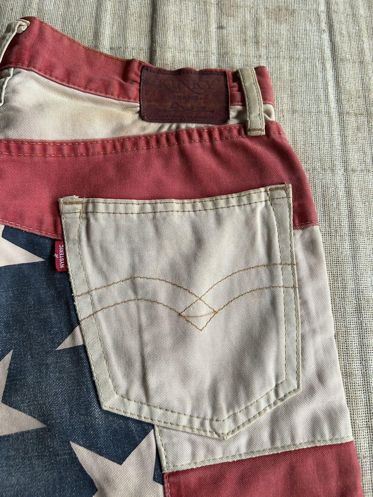 Hysteric Glamour × Japanese Brand Vintage HYSTERIC GLAMOUR Kinky American Flag Jeans Size US 27 - 18 Thumbnail