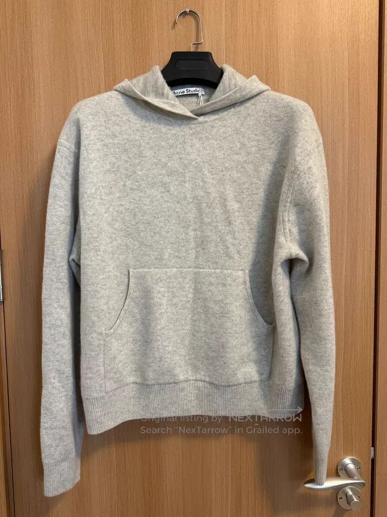 Acne Studios Acne Studios Cashmere Hooded Sweatshirt, Grey Size US M / EU 48-50 / 2 - 4 Thumbnail