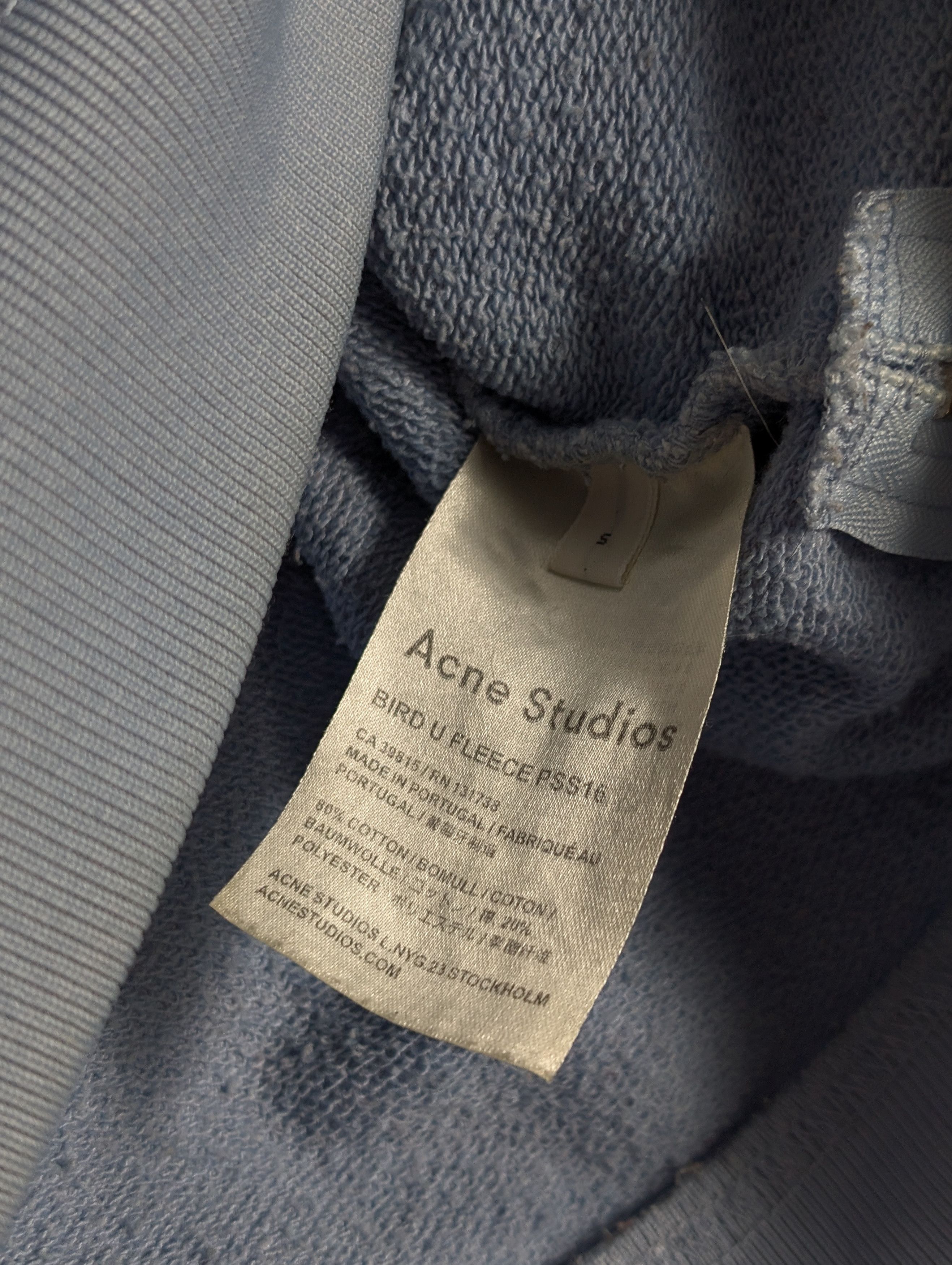 Acne Studios Acne Studios Bird Fleece Sweatshirt SS16 Size S / US 4 / IT 40 - 6 Thumbnail