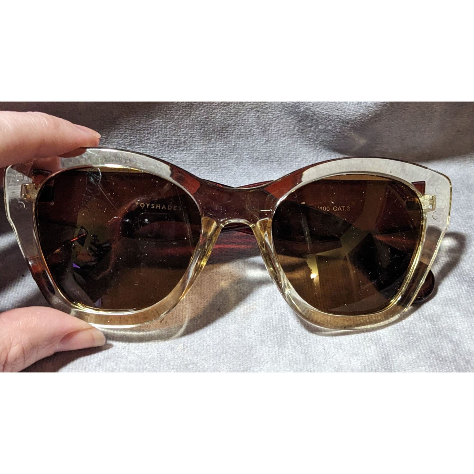Other Toyshades Retro Cateye Earth Tone Sunglasses Size ONE SIZE - 6 Thumbnail