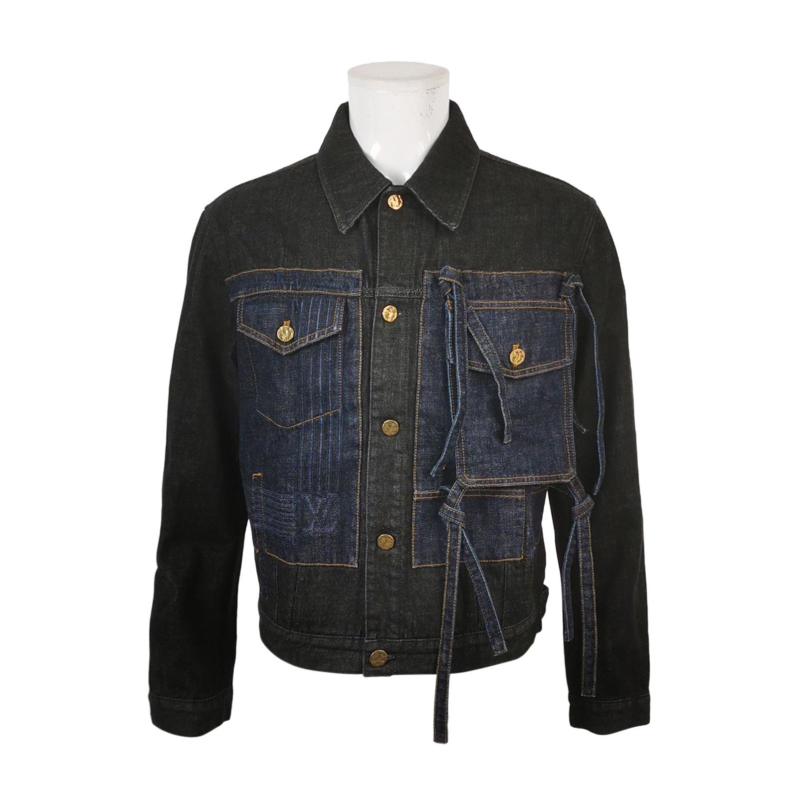 Louis Vuitton Cotton Single-Breasted Lapel Coat XS