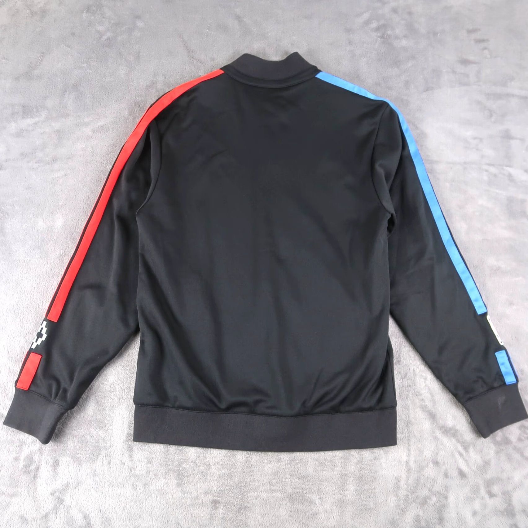 NBA Marcelo Burlon Milan NBA Bomber Jacket Black Red Men’s Size S Small Snap Button Jacket Men Size US S / EU 44-46 / 1 - 2 Thumbnail