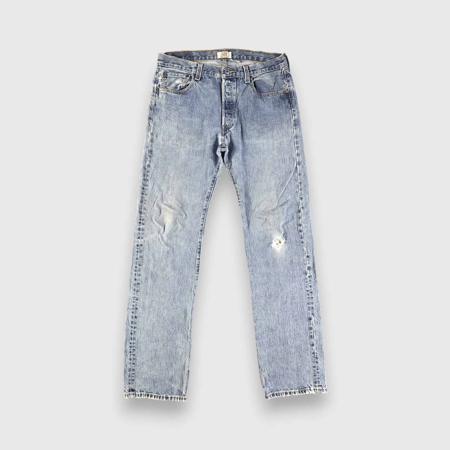 Levi's Vintage Blue Wash Levis 501 Jeans-J3070 Size US 35 - 1 Thumbnail
