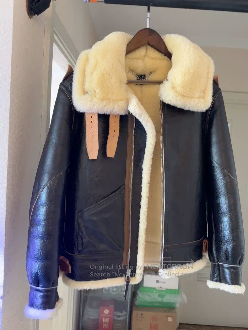 The Real McCoy's The Real McCoys Leather one-piece flight jacket Size US XXS / EU 40 - 2 Thumbnail
