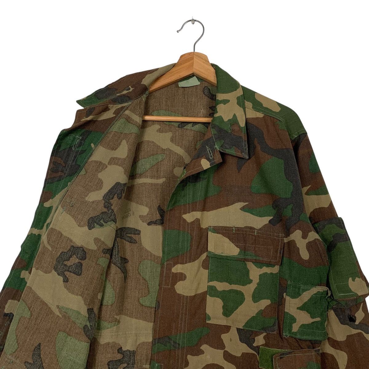 Vintage Vintage US Military Combat Camouflage Jacket Size US L / EU 52-54 / 3 - 10 Thumbnail