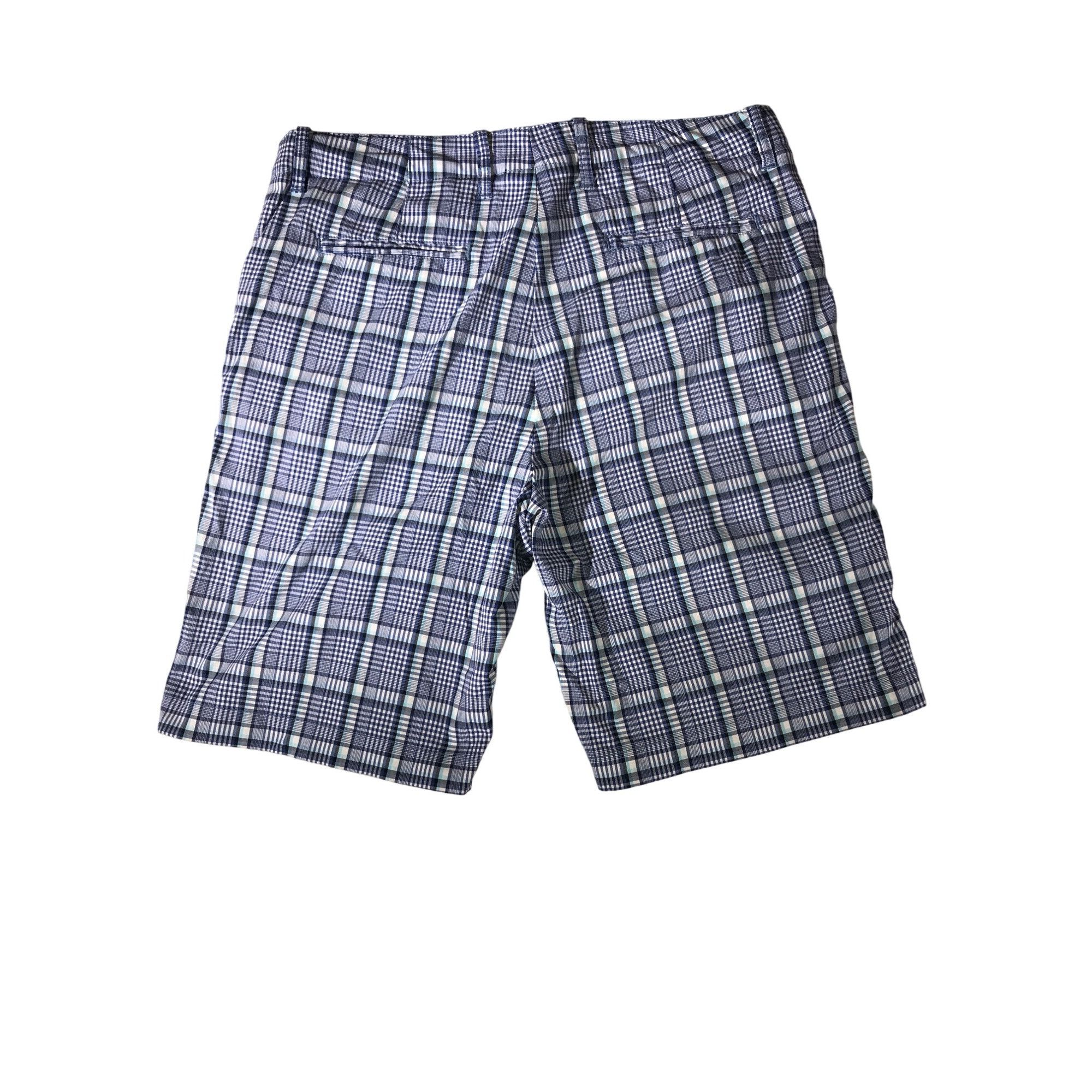 Tommy Bahama Tommy Bahama Men's Summer Blue Plaid Shorts Size US 35 - 2 Thumbnail