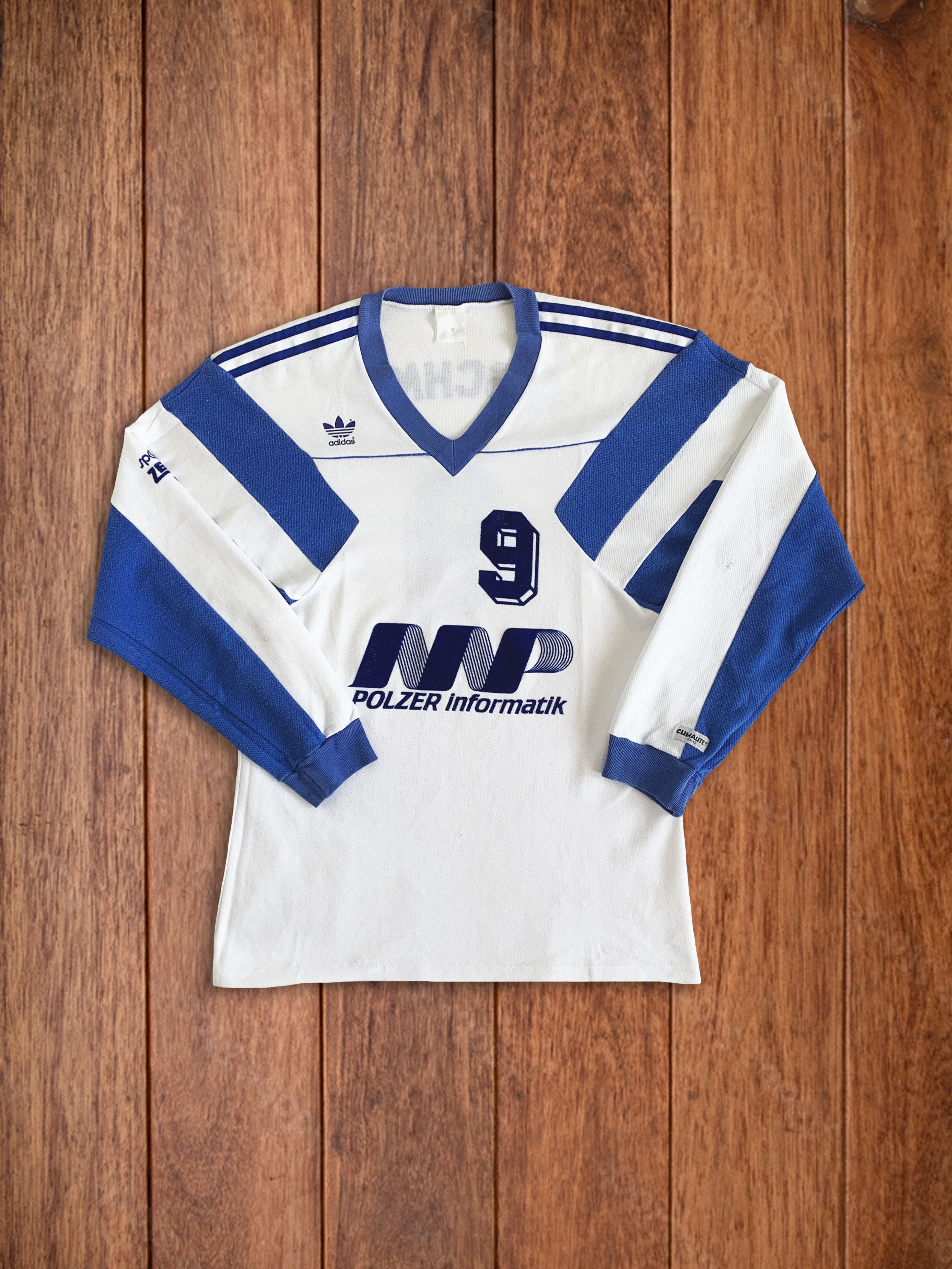 Adidas Vintage 80s 90s ADIDAS Jersey Football Soccer West Germany Size US S / EU 44-46 / 1 - 1 Thumbnail