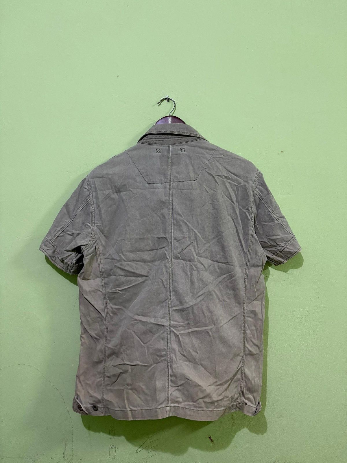 Avirex VTG Avirex Zipper Shirt Single pocket Military Fashion Size US M / EU 48-50 / 2 - 6 Thumbnail