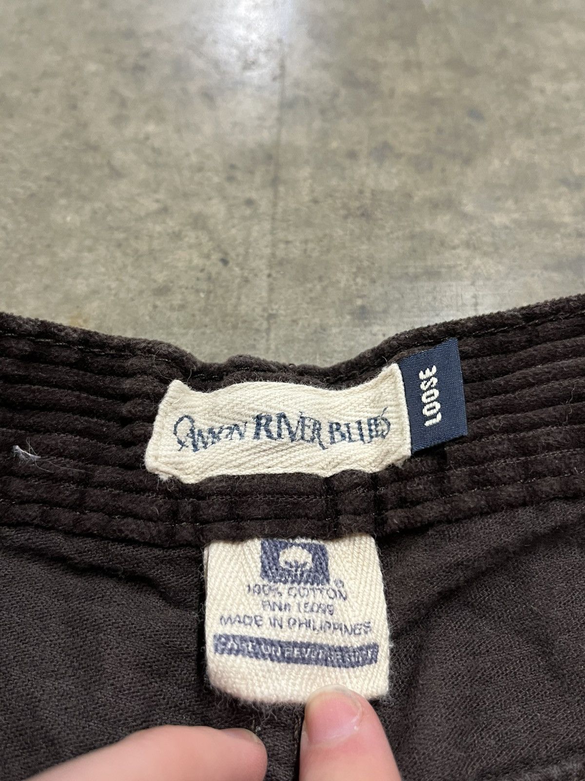 Vintage Baggy fit corduroy mocha brown earth tone pants preppy hype Size US 32 / EU 48 - 7 Thumbnail
