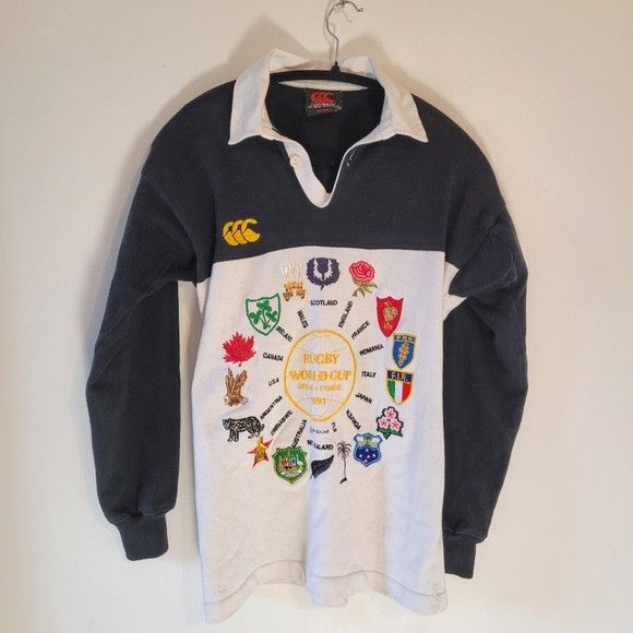 Canterbury of New Zealand 1991 Canterbury of New Zealand World Cup Rugby Shirt- 40" Size US S / EU 44-46 / 1 - 1 Thumbnail