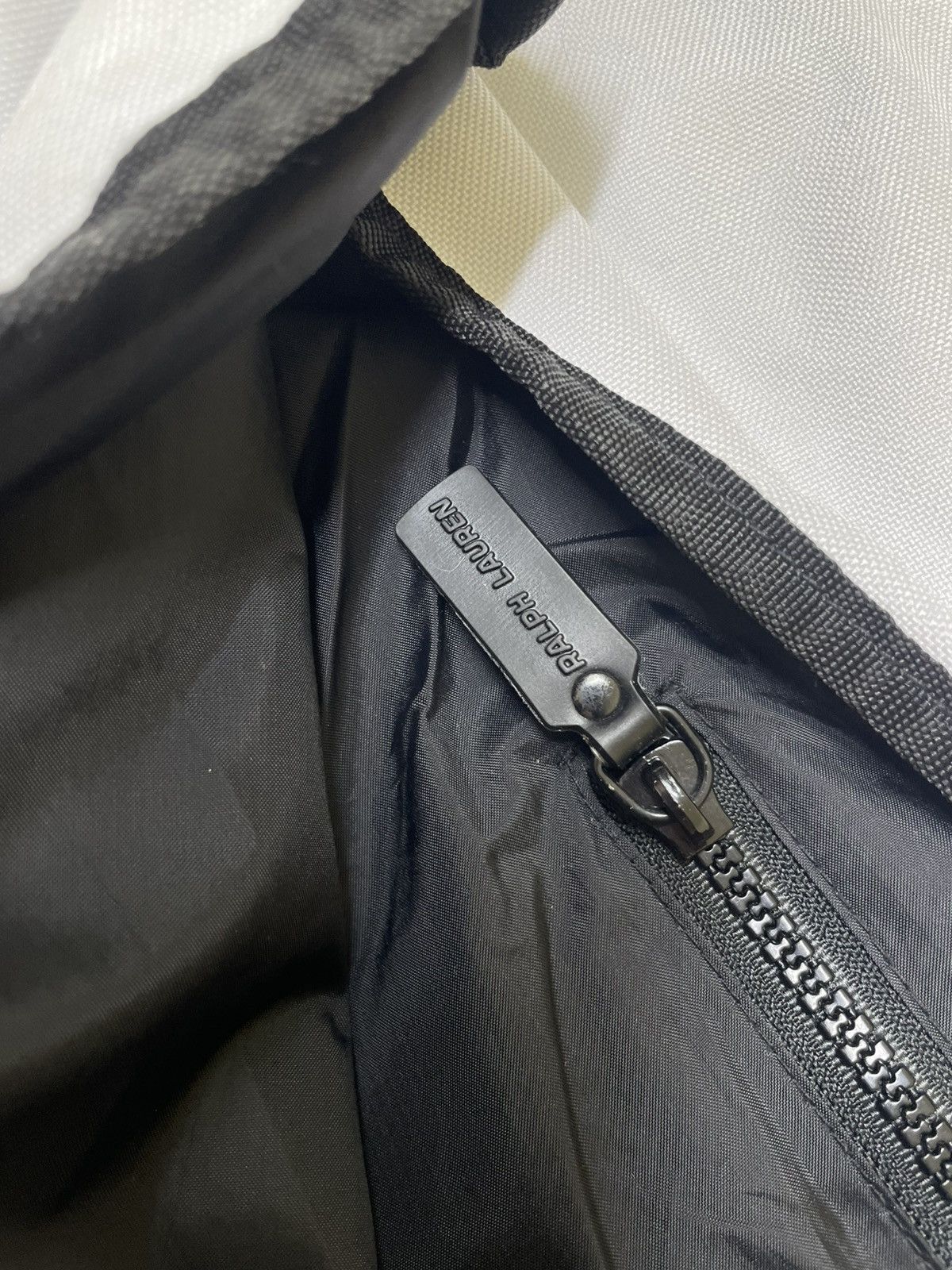 Japanese Brand × Polo Ralph Lauren × Vintage Polo Sport Ralph Lauren Tactical Messenger Bag — Clean White Size ONE SIZE - 7 Thumbnail