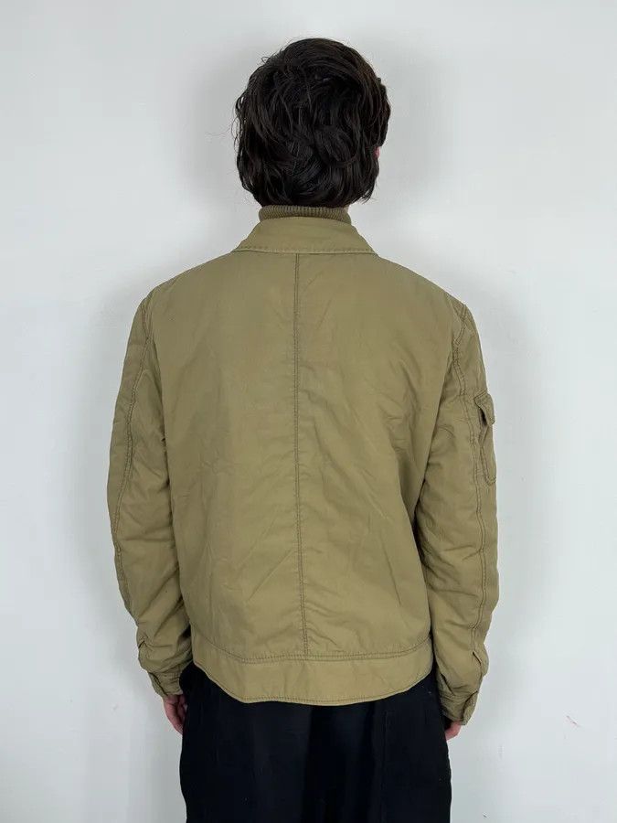 Moschino 2000s Moschino Khaki Bomber Jacket Nylon Cargo Pocket Size US L / EU 52-54 / 3 - 2 Thumbnail