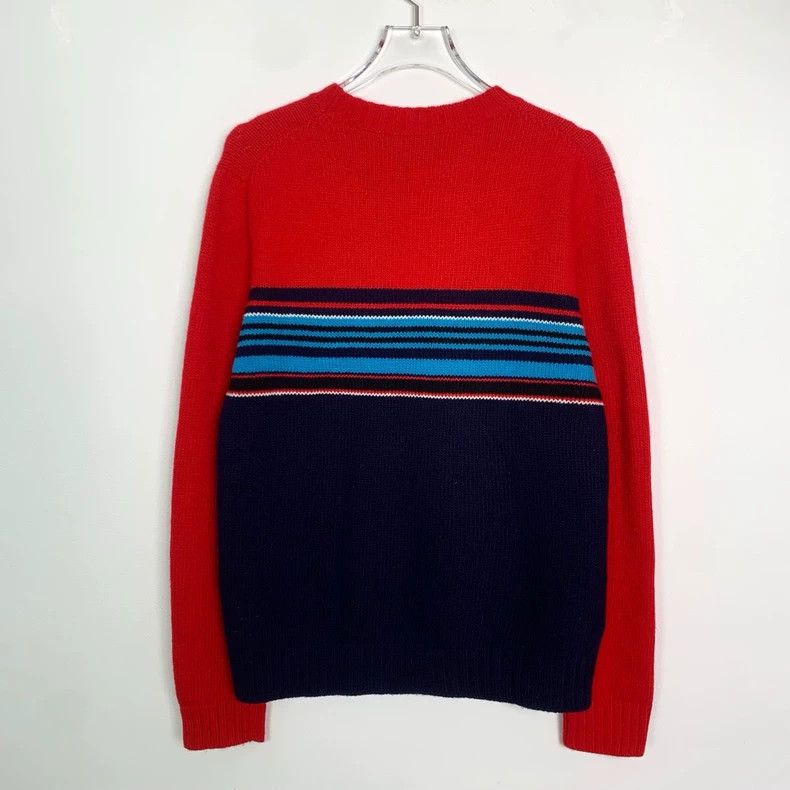 Prada Prada Size 36 Logo banana inlaid round-neck knitted sweater Size US XXS / EU 40 - 2 Thumbnail
