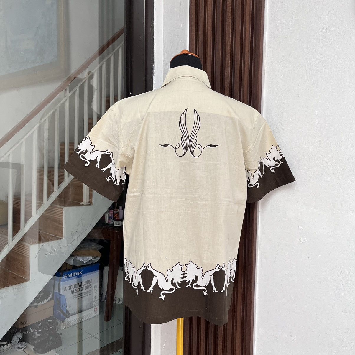 Mambo × Vintage Surf Style Mambo Shirt Cotton "DEVIL WOMAN" Never Worn Size US M / EU 48-50 / 2 - 5 Thumbnail
