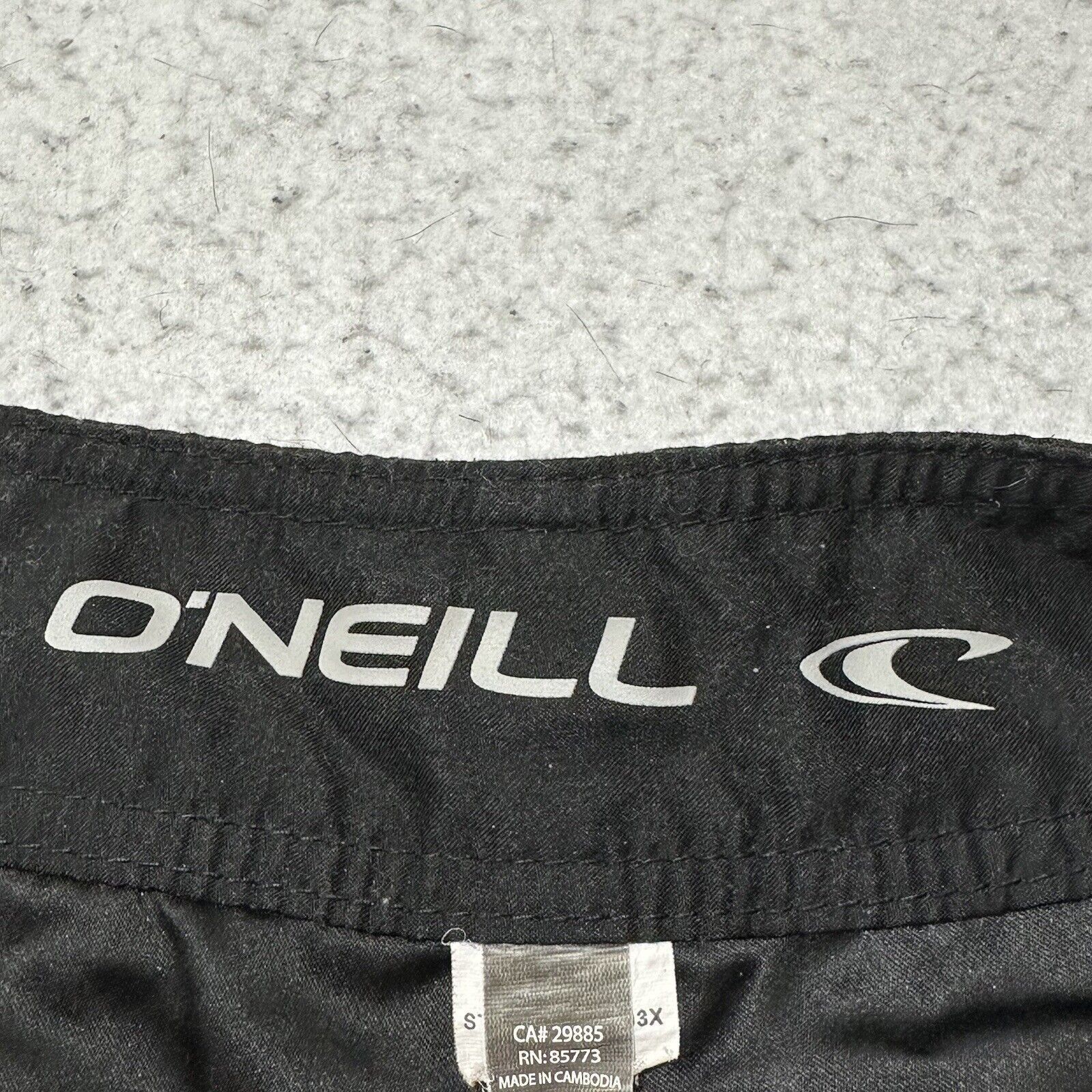 O'Neill O'Neill Men's 40 Swim Trunks Green Grid Striped Shorts Size US 40 / EU 56 - 6 Thumbnail