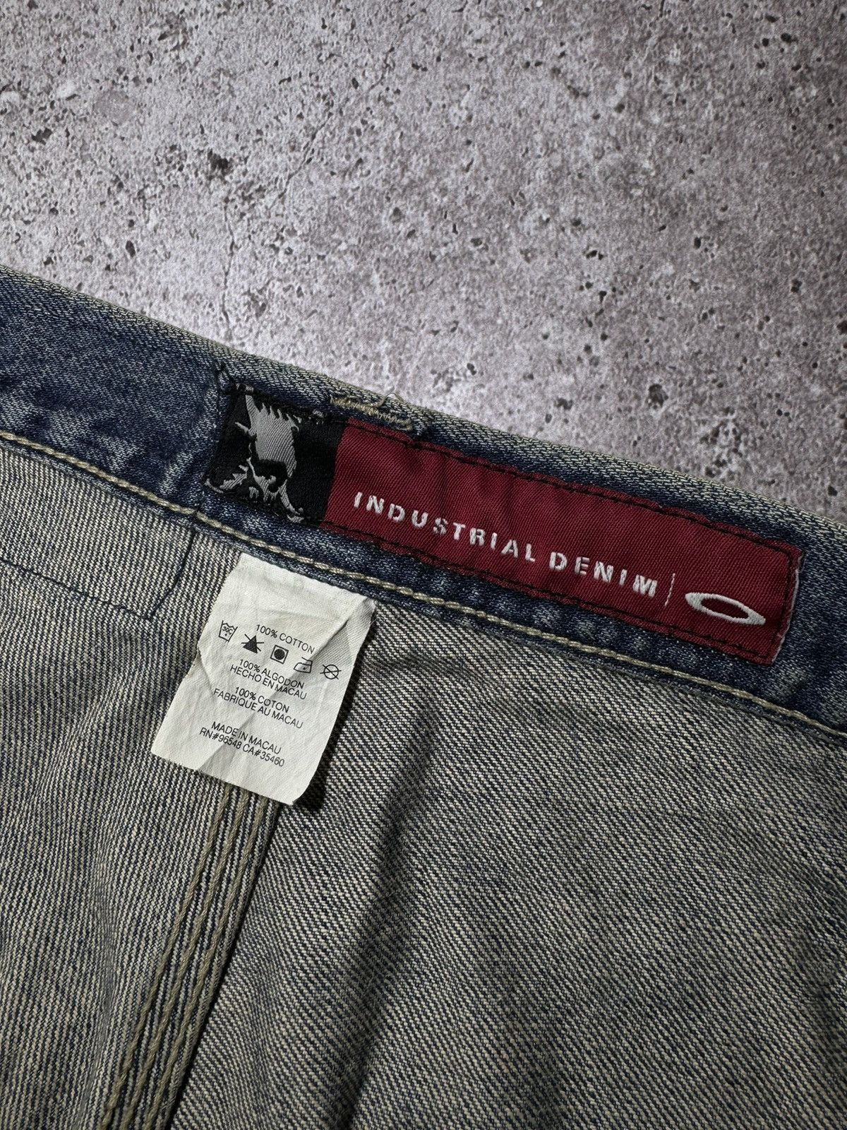 Oakley × Vintage Oakley Vintage y2k Rap Streetwear Rare Baggy Denim Jeans Size US 32 / EU 48 - 13 Thumbnail