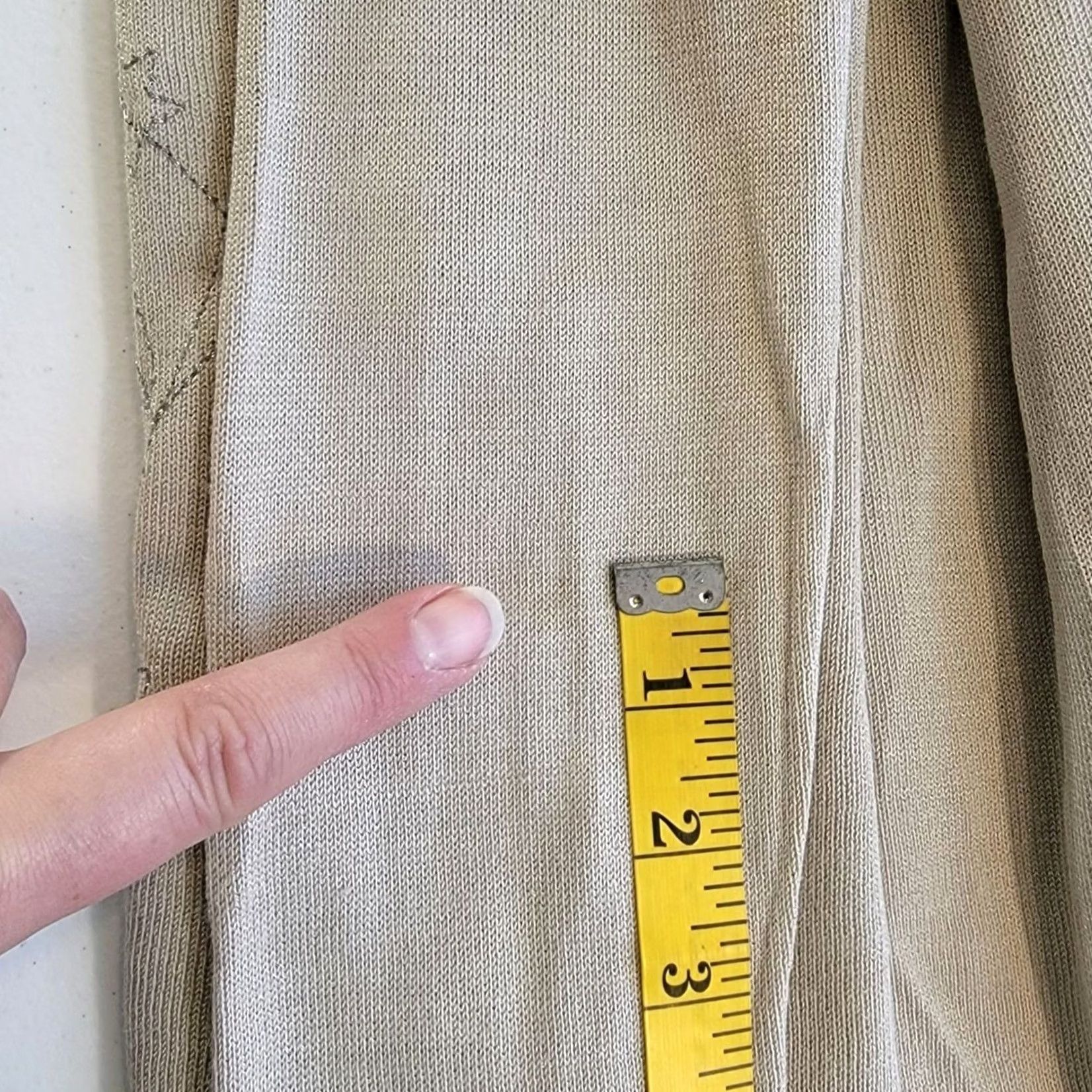 Vintage Norton McNaughton Silk Embroidered Sweater Sequin Beige Cami Ruffle Tie S Womens Pullover Vintage: No Size S / US 4 / IT 40 - 6 Thumbnail