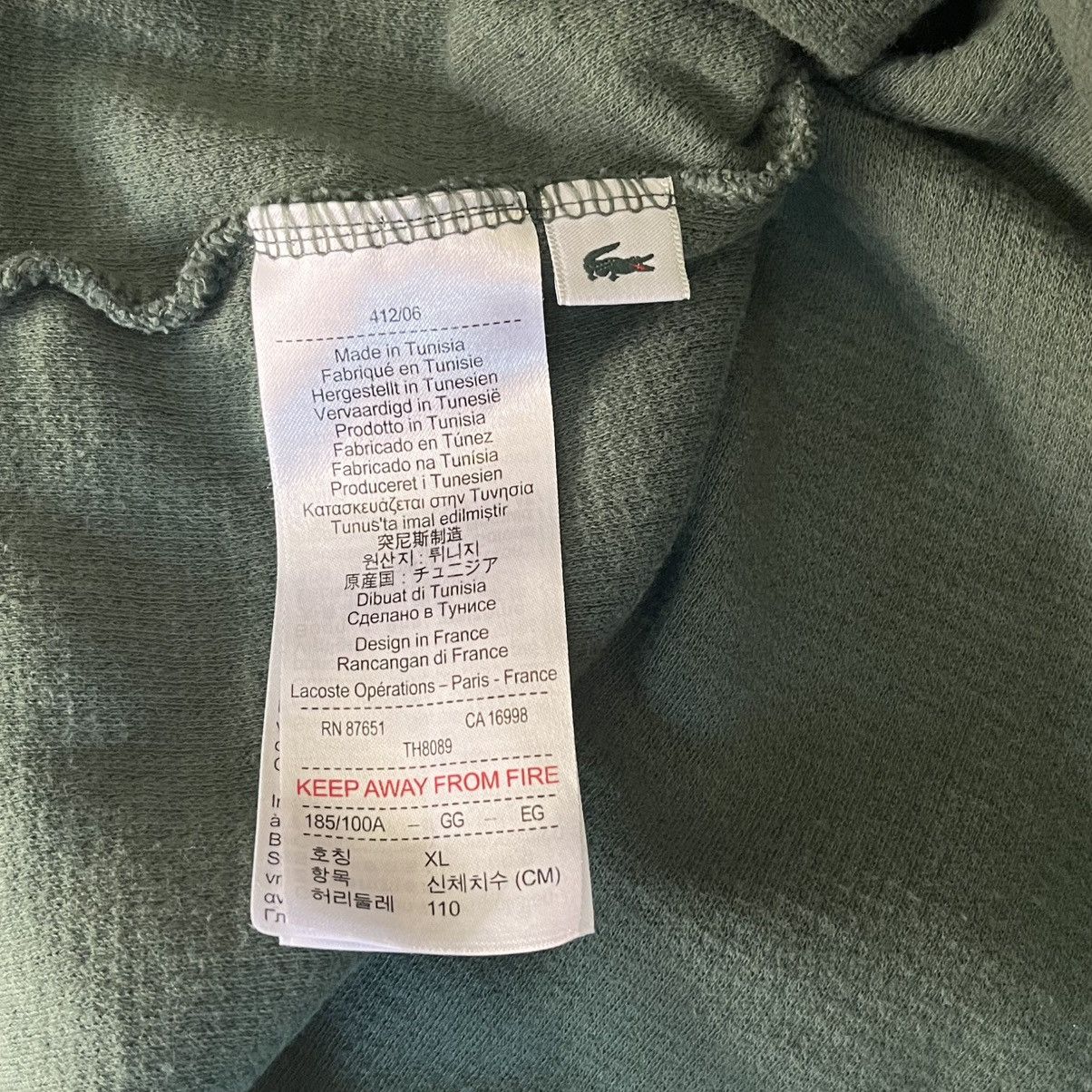 Lacoste Vintage 2000s Lacoste Crocodile Thermal Longsleeve Tee Shirt Size US XL / EU 56 / 4 - 5 Thumbnail