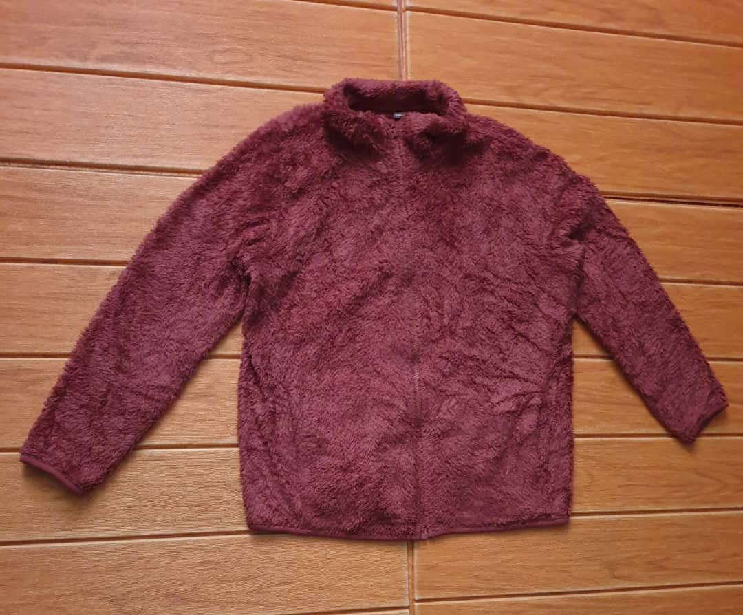 Japanese Brand Uniqlo pink colour Japanese fleece Sweater Size L / US 10 / IT 46 - 5 Thumbnail