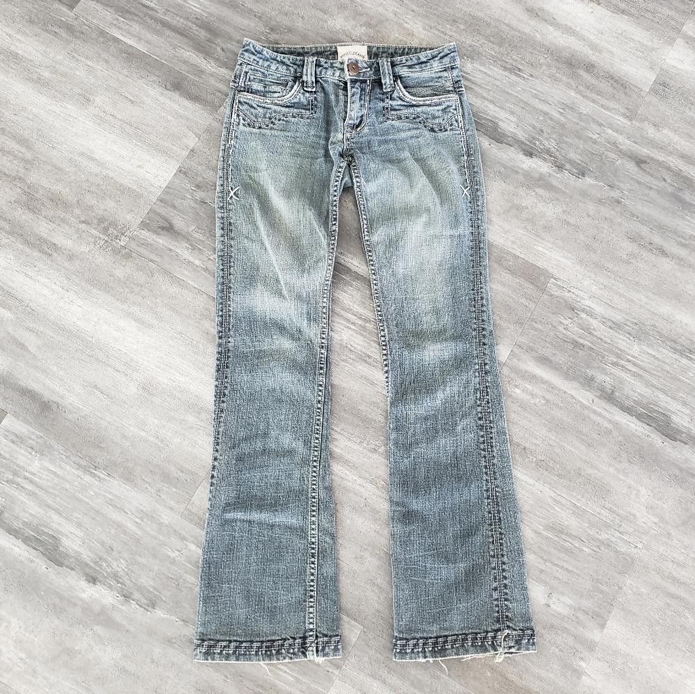 Designer Denim Chocolate Detailed AJ Bootcut Jean Size 30" / US 8 / IT 44 - 1 Thumbnail