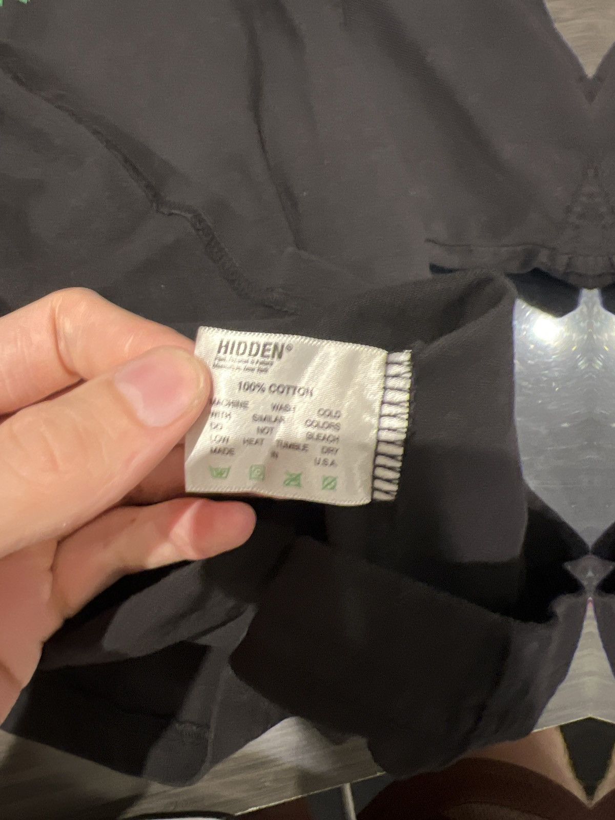 Asics × HIDDEN Hidden X Asics Logo Shirt Black Size US L / EU 52-54 / 3 - 5 Thumbnail