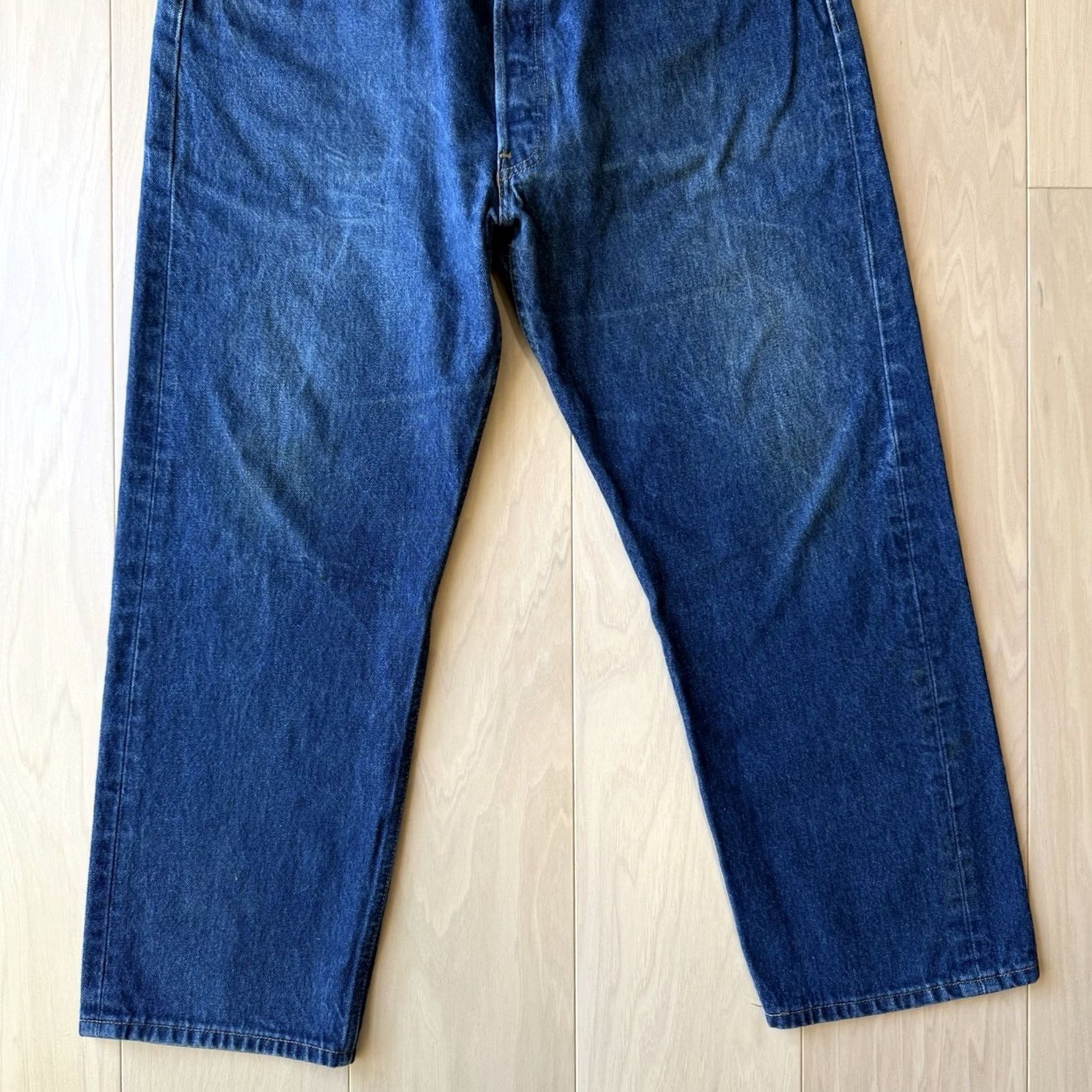 Levi's VINTAGE Levi's 501 Jeans 37 Blue Dark Wash Straight Denim Workwear Non Selvedge Men/Adult Size US 37 - 4 Thumbnail