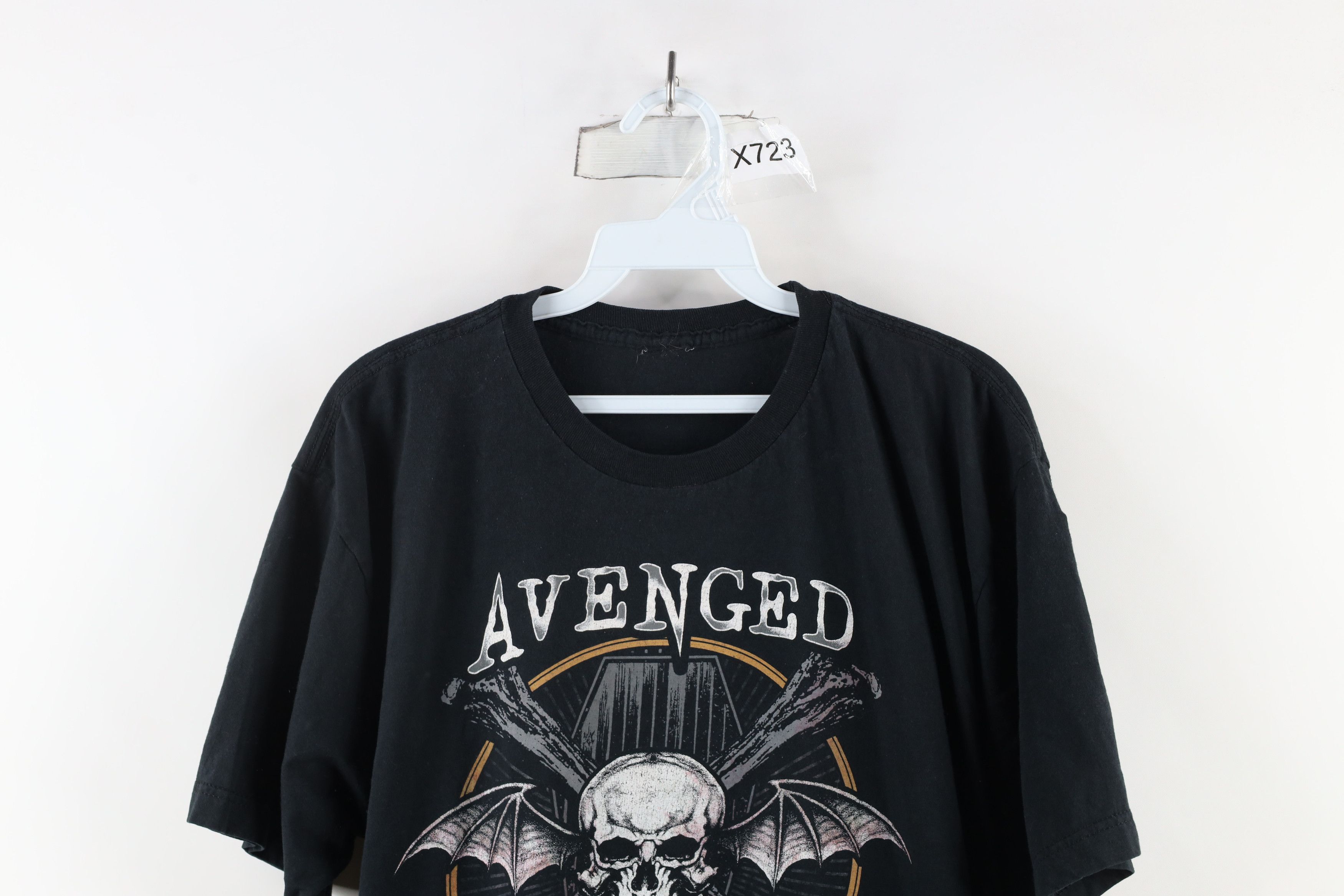 Vintage Vintage Out Avenged Sevenfold Band T-Shirt Black Cotton Size US XL / EU 56 / 4 - 2 Thumbnail