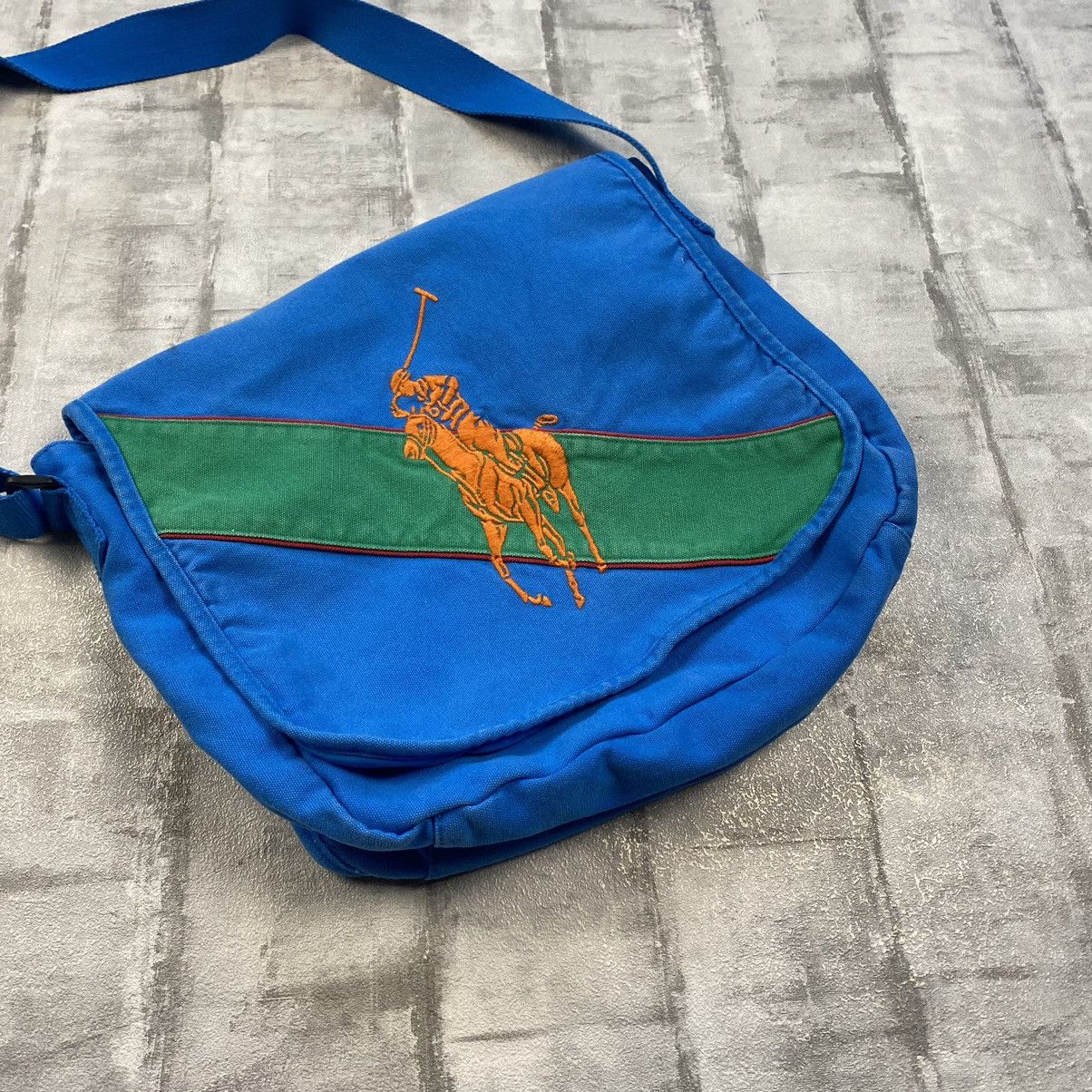 Polo Ralph Lauren × Vintage Polo Ralph Lauren Vintage Messenger Bag Size ONE SIZE - 2 Thumbnail