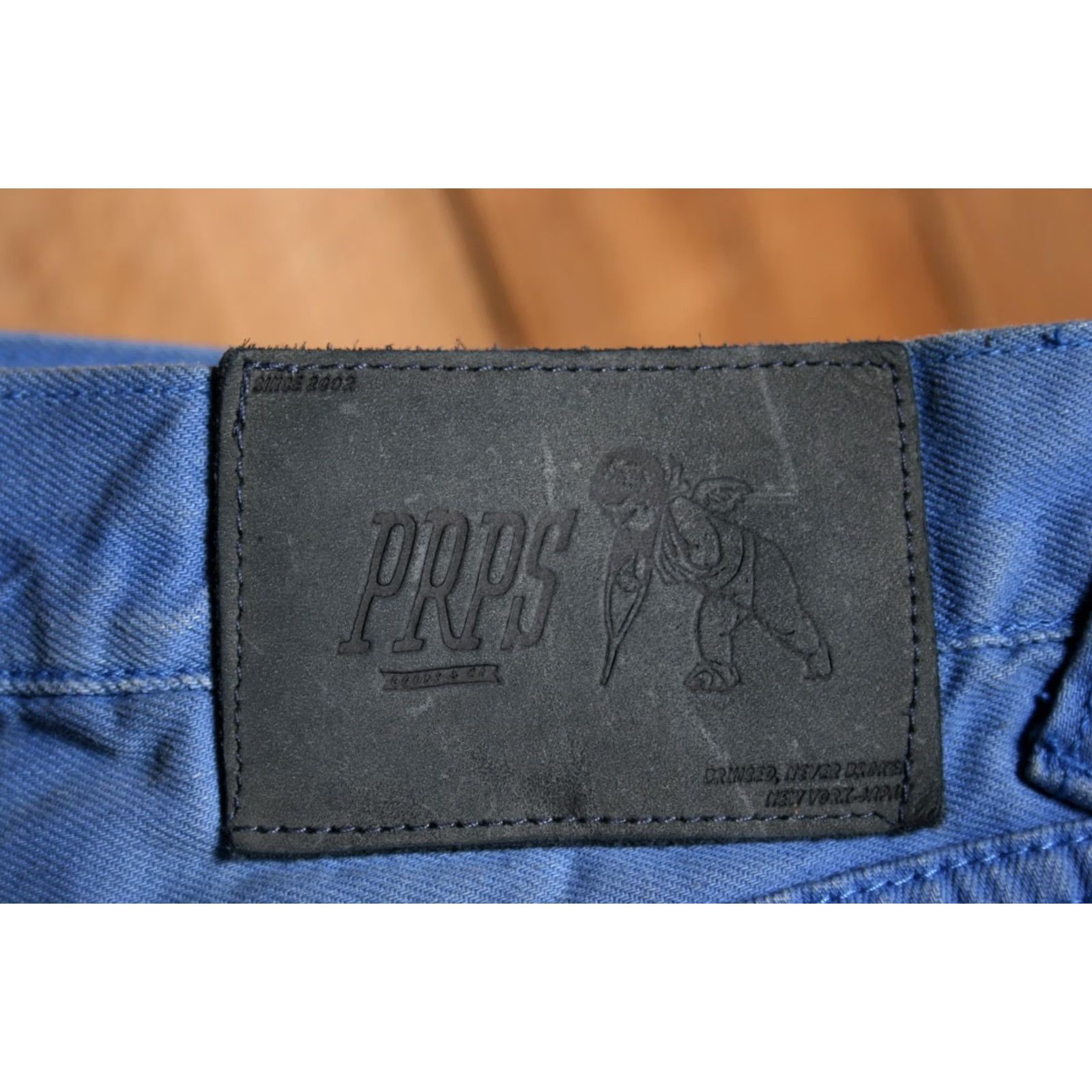 Prps PRPS Demon Moto Indigo Blue Zippered Pocket Jeans Sz. 36 Mens Jeans Size US 36 / EU 52 - 7 Thumbnail