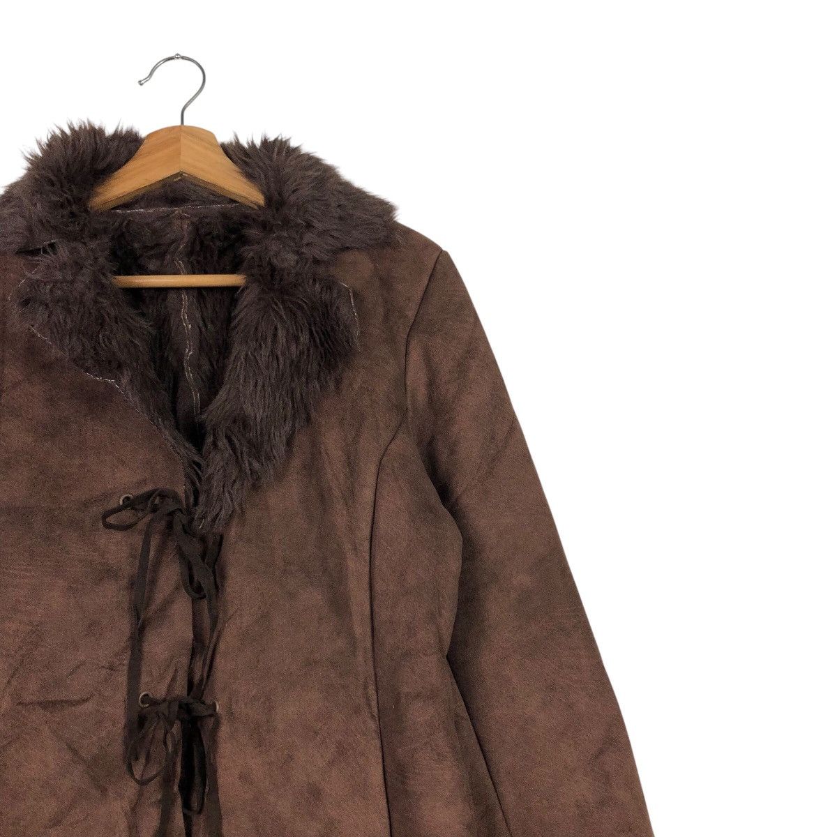 Japanese Brand Archive Style Brown Faux Shearling Jacket Issey Miyake Size US M / EU 48-50 / 2 - 7 Thumbnail