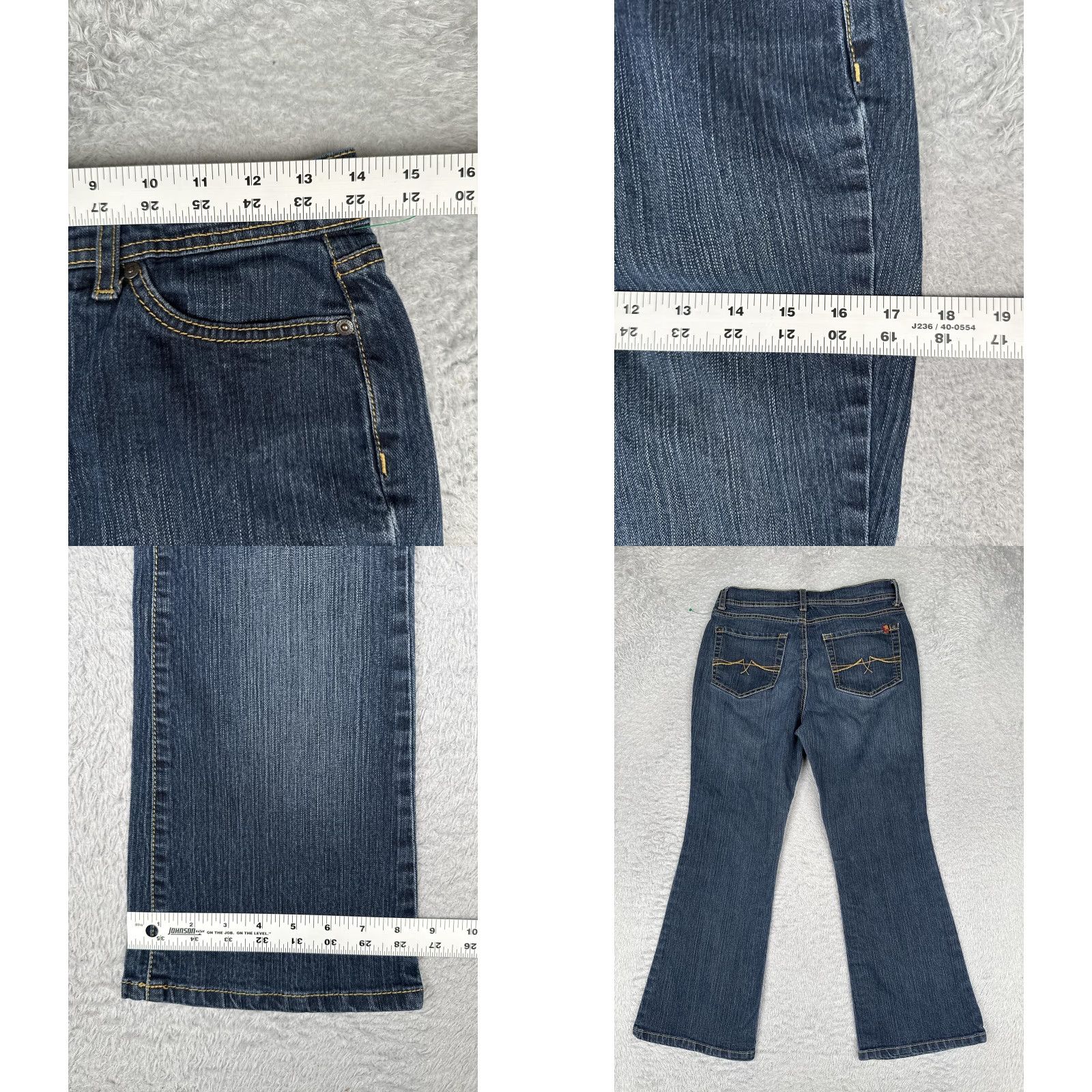 Coldwater Creek Coldwater Creek Jeans Womens Bootcut 6P Petite Blue Medium Wash Mid Rise Stretch Size 28" / US 6 / IT 42 - 9 Thumbnail