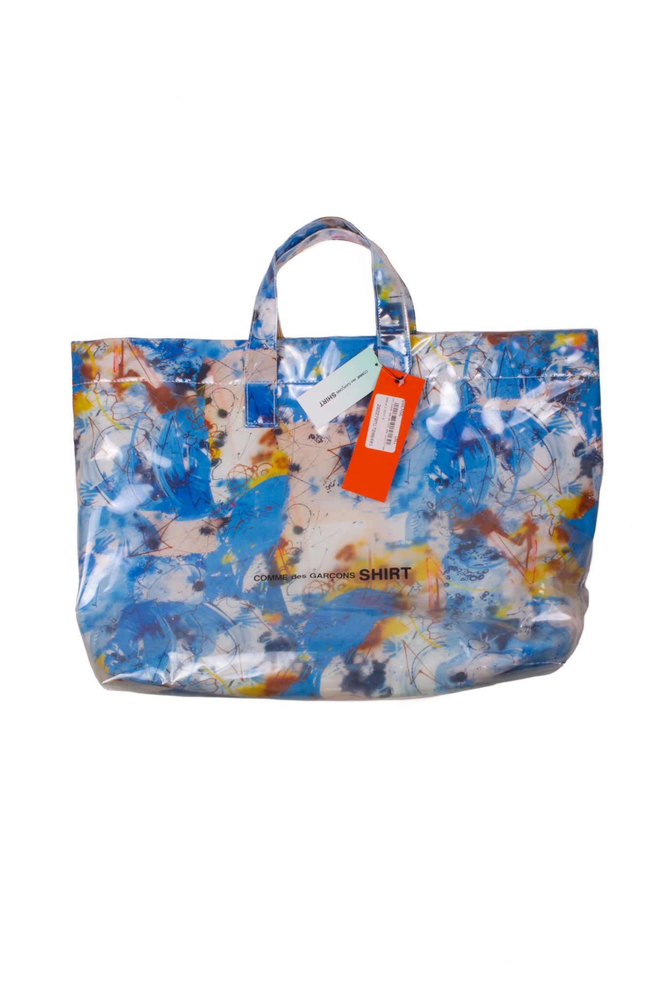 Comme Des Garcons x Futura 2000 Graffiti Pvc Tote Bag, Men's