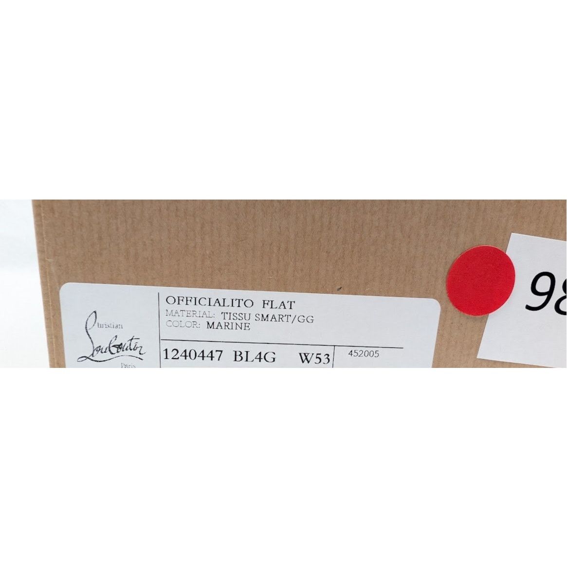 Christian Louboutin o1rshd1 Officialito Flat Shoes in Marine Size US 13 / EU 46 - 24 Thumbnail