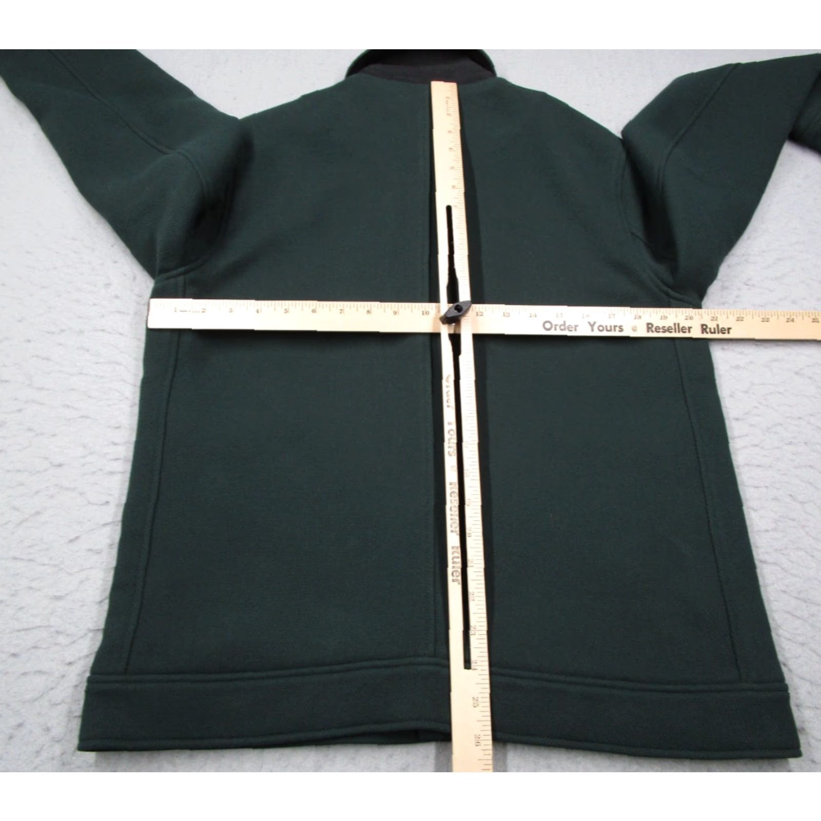 Vintage Away Travel Jacket Mens Medium Green Snap Front Shacket Travel Work Bomber Shirt Outdoor Zipped Pockets Size US M / EU 48-50 / 2 - 7 Thumbnail