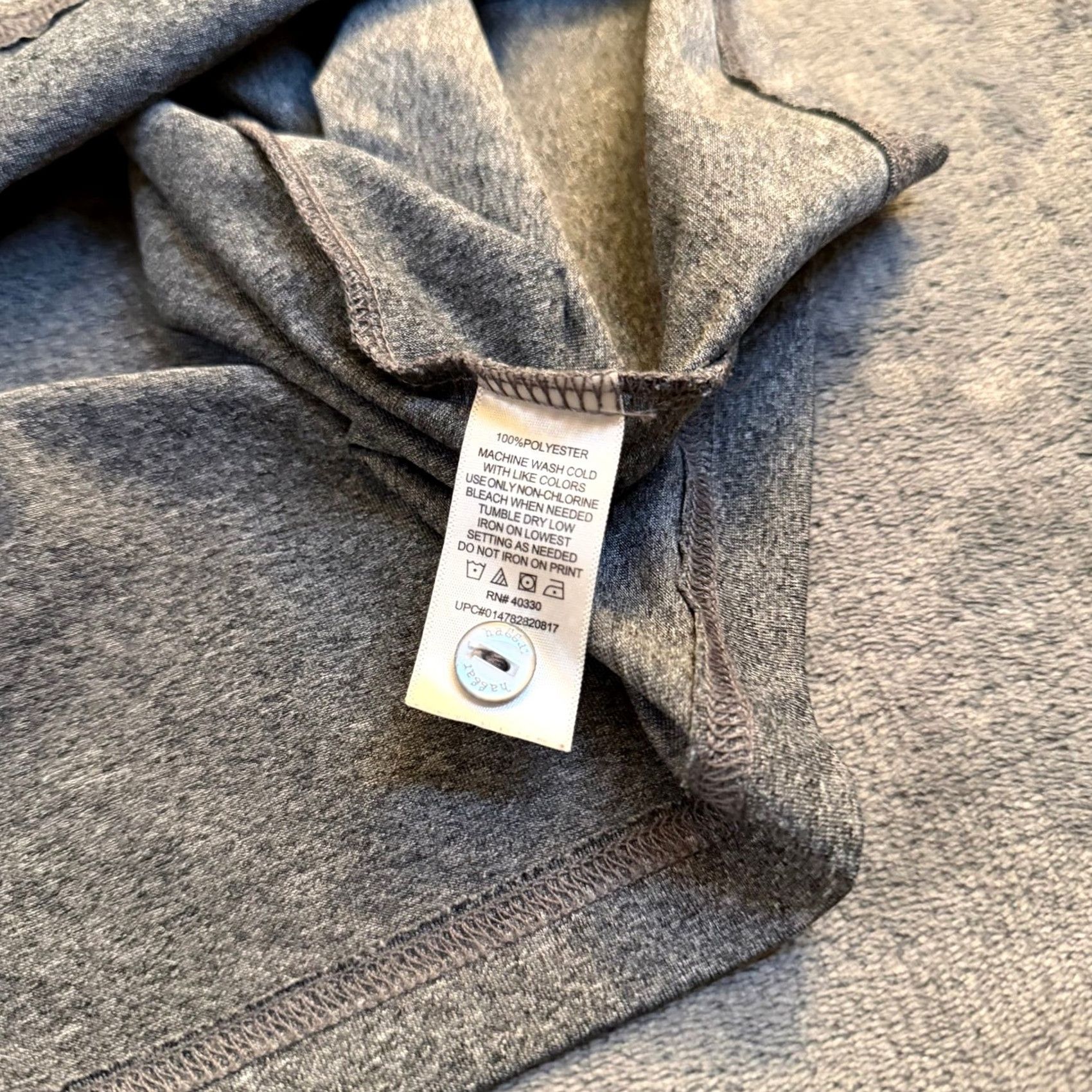 Haggar Haggar Polo Shirt Dark Gray Heathered Short Sleeve Button Up Mens Large Size US L / EU 52-54 / 3 - 5 Thumbnail