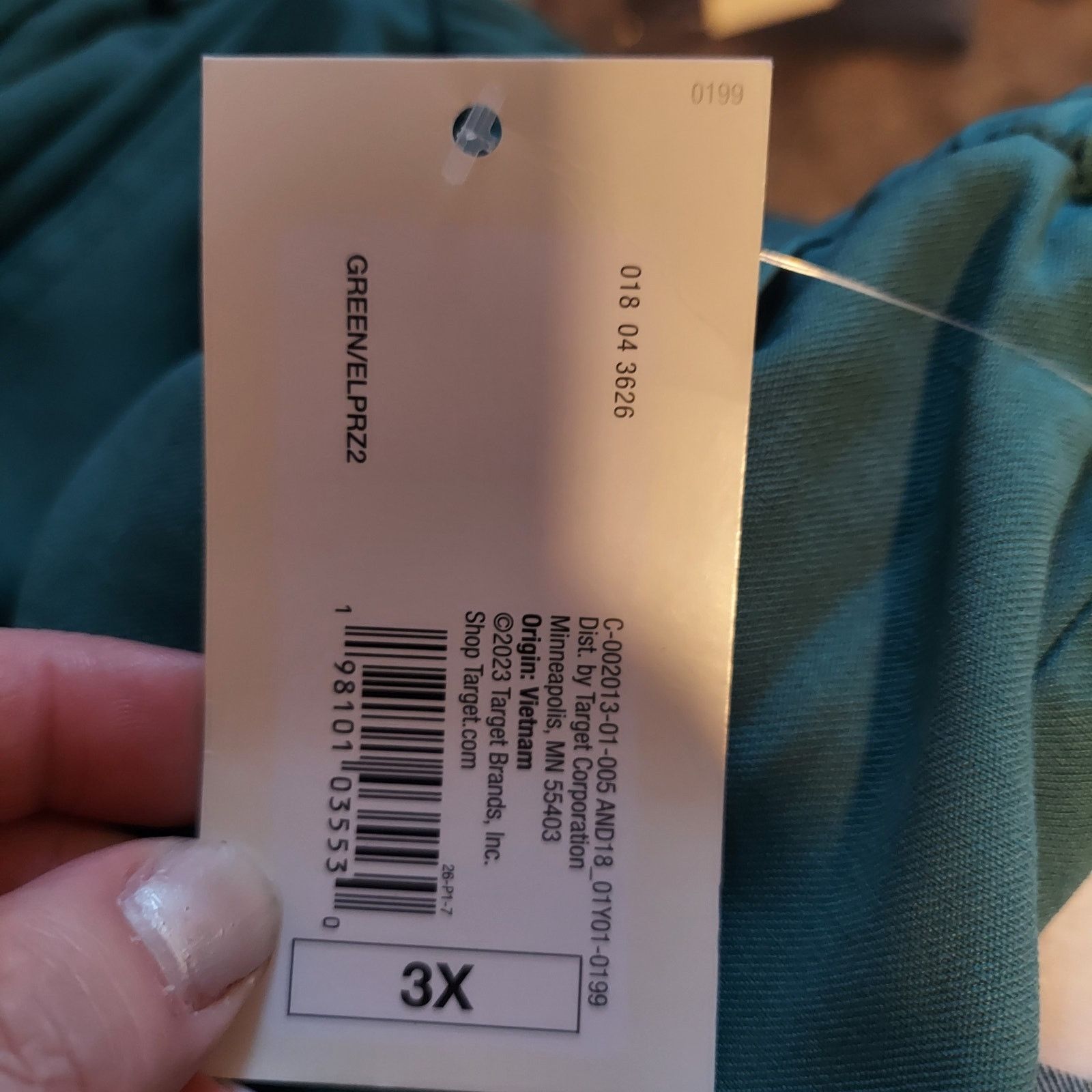 Target Basics A New Day 3x green cargo dress pant stretchy comfortable NWT Size 42" / US 20 - 4 Thumbnail