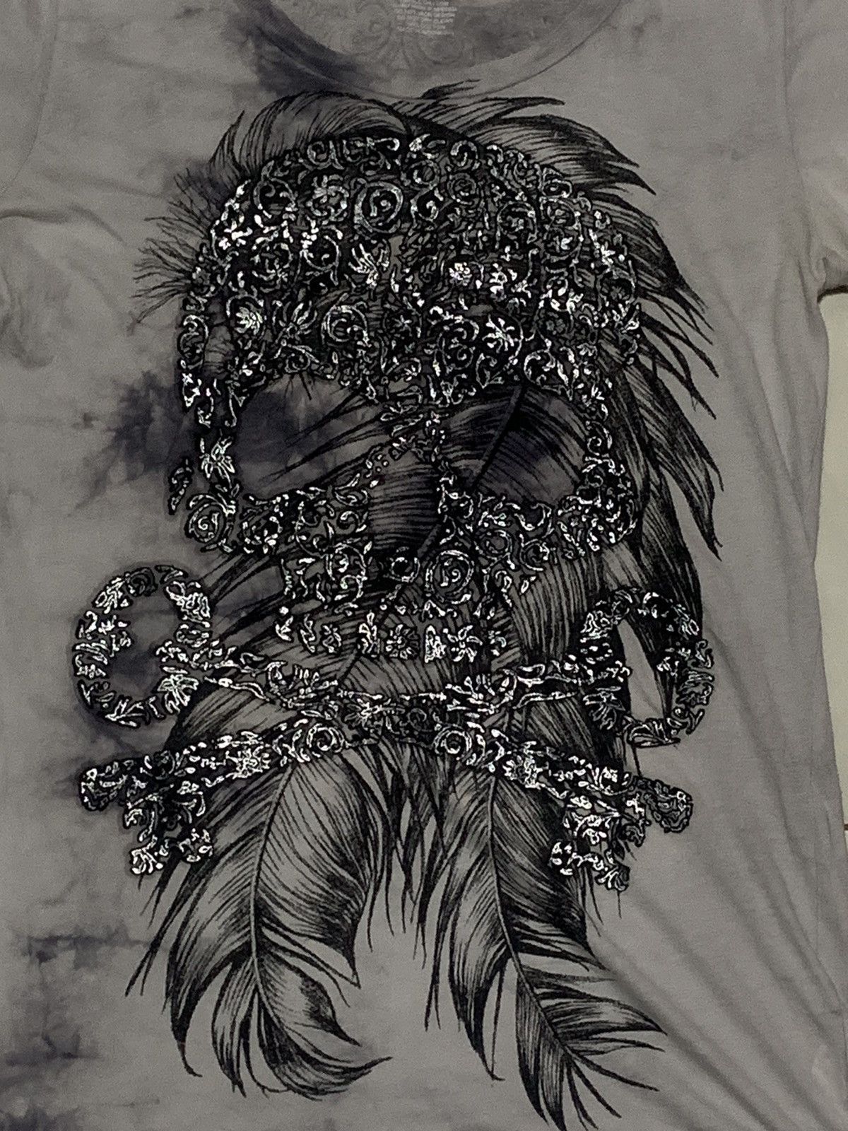 Seditionaries Buckaroo Mesh Skull Feathers Shirt Size US M / EU 48-50 / 2 - 2 Thumbnail